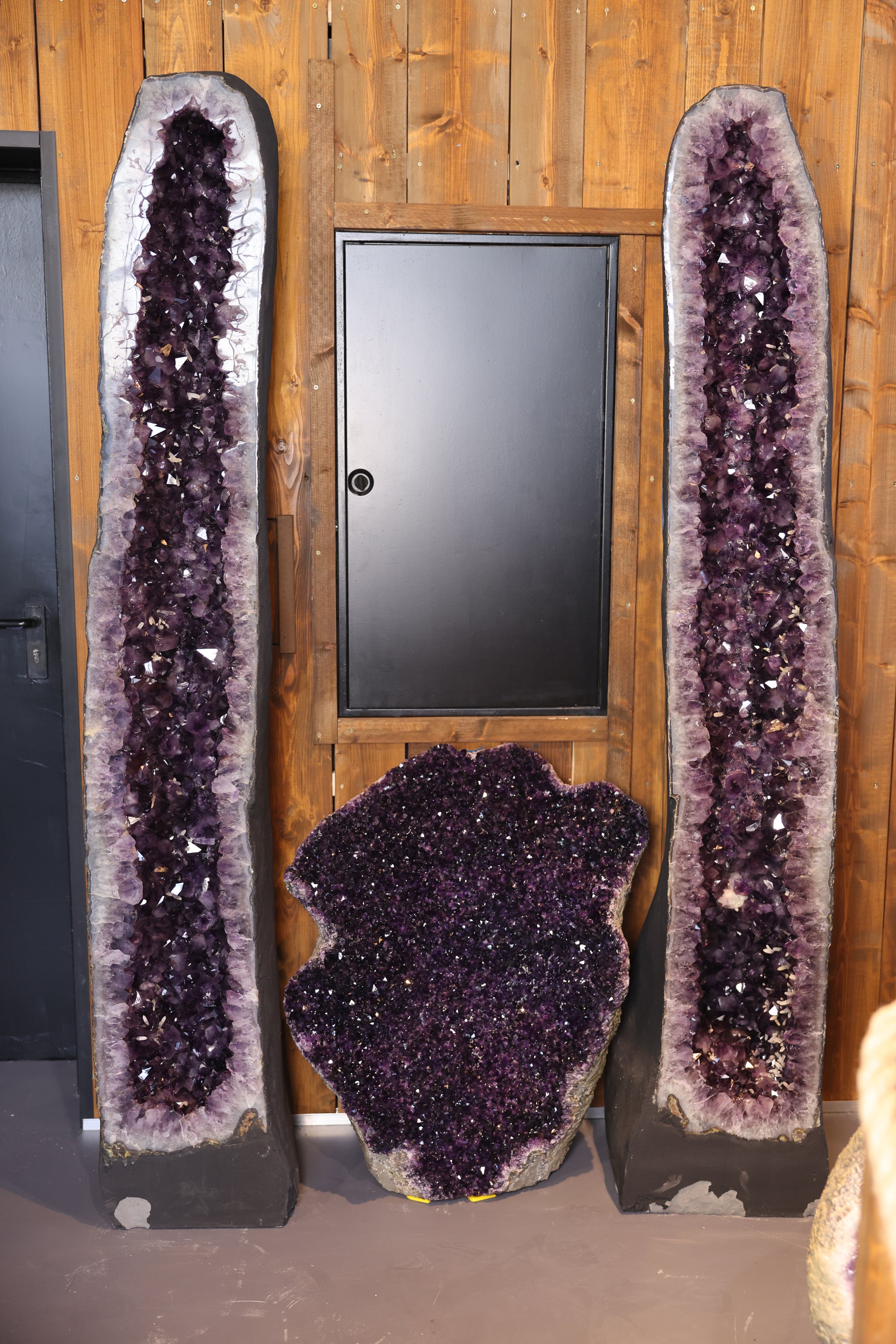 Große Amethyst Zwillings Druse Brasilien 252 Kg - Split Monolith