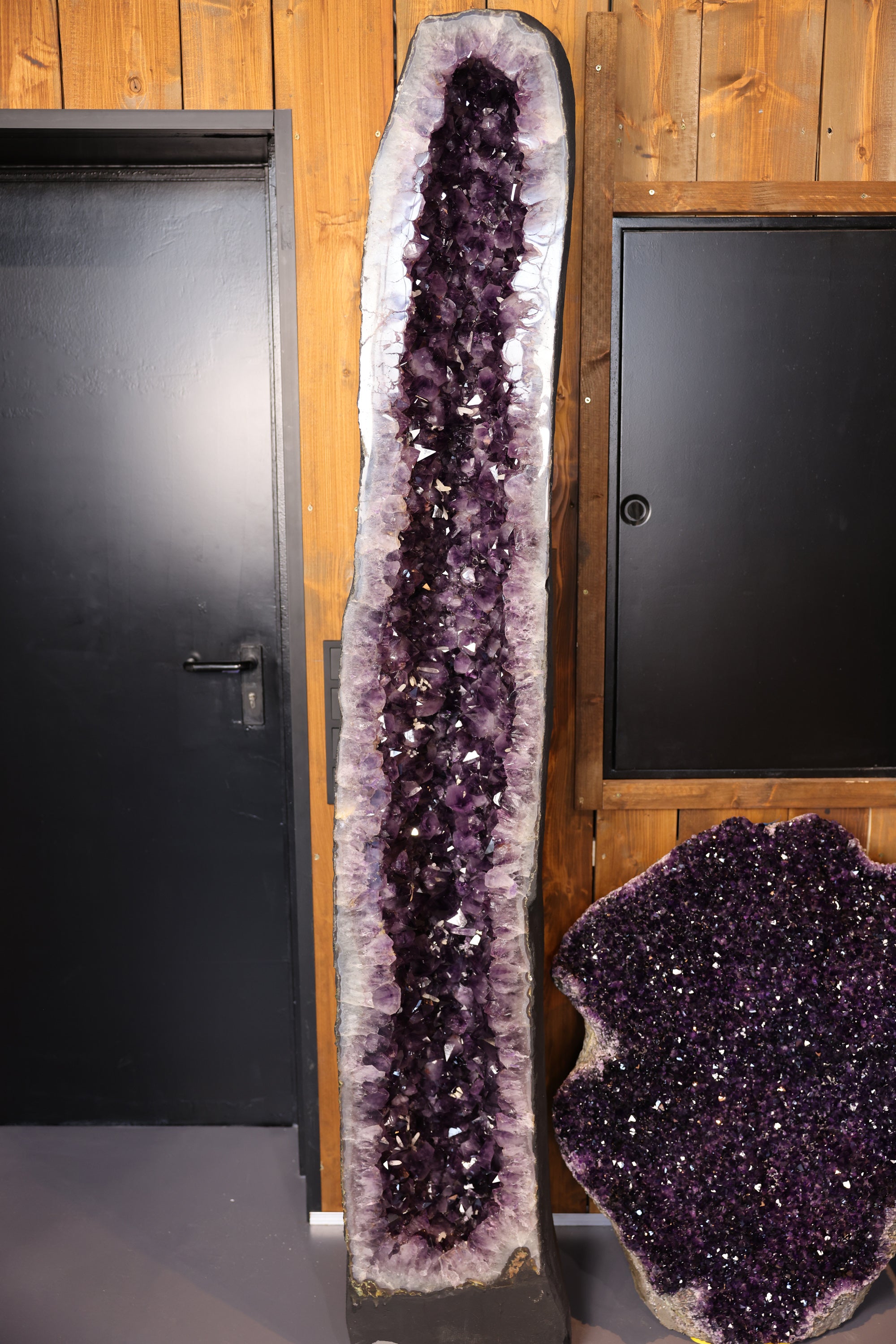 Große Amethyst Zwillings Druse Brasilien 252 Kg - Split Monolith