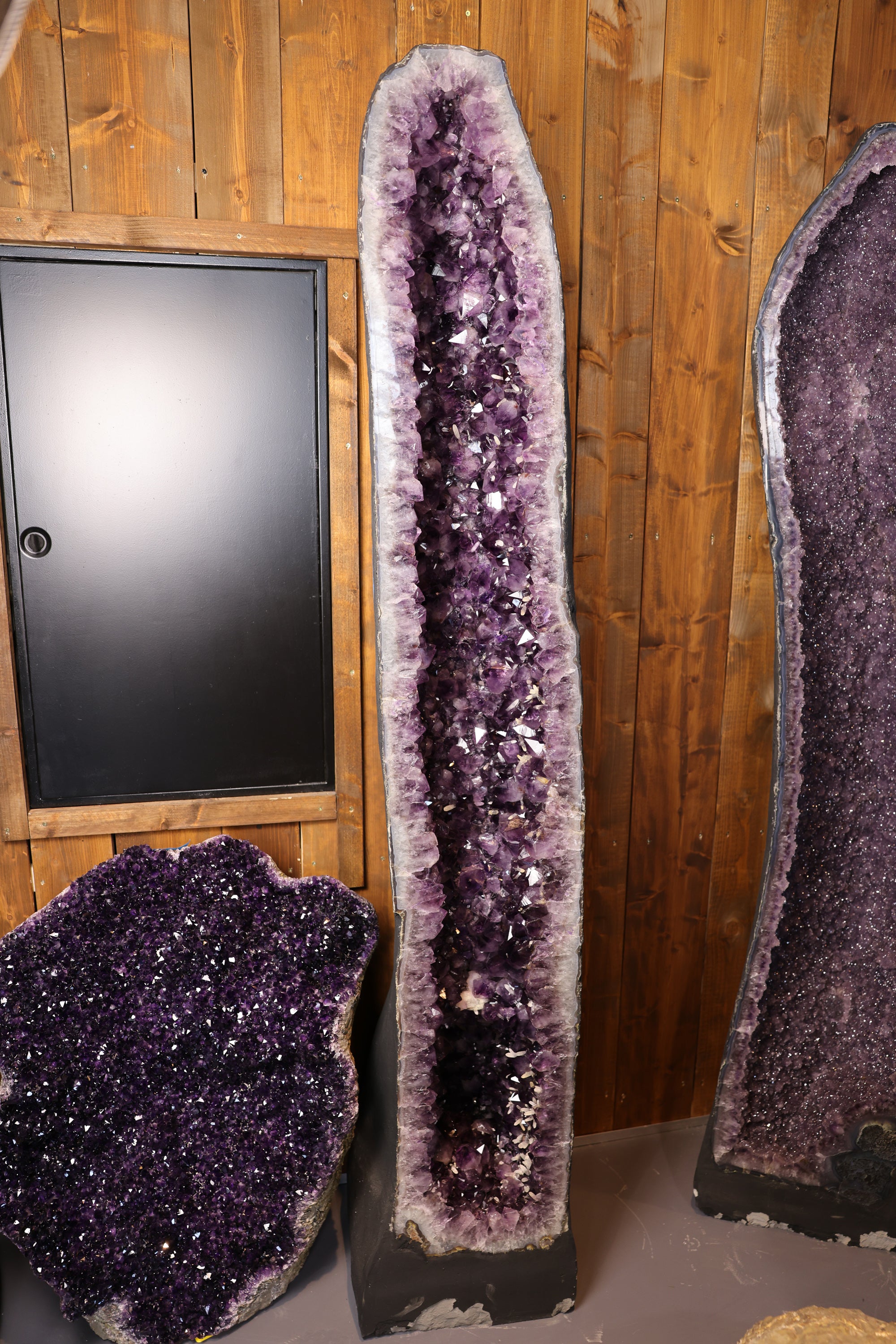 Große Amethyst Zwillings Druse Brasilien 276 Kg - Split Monolith
