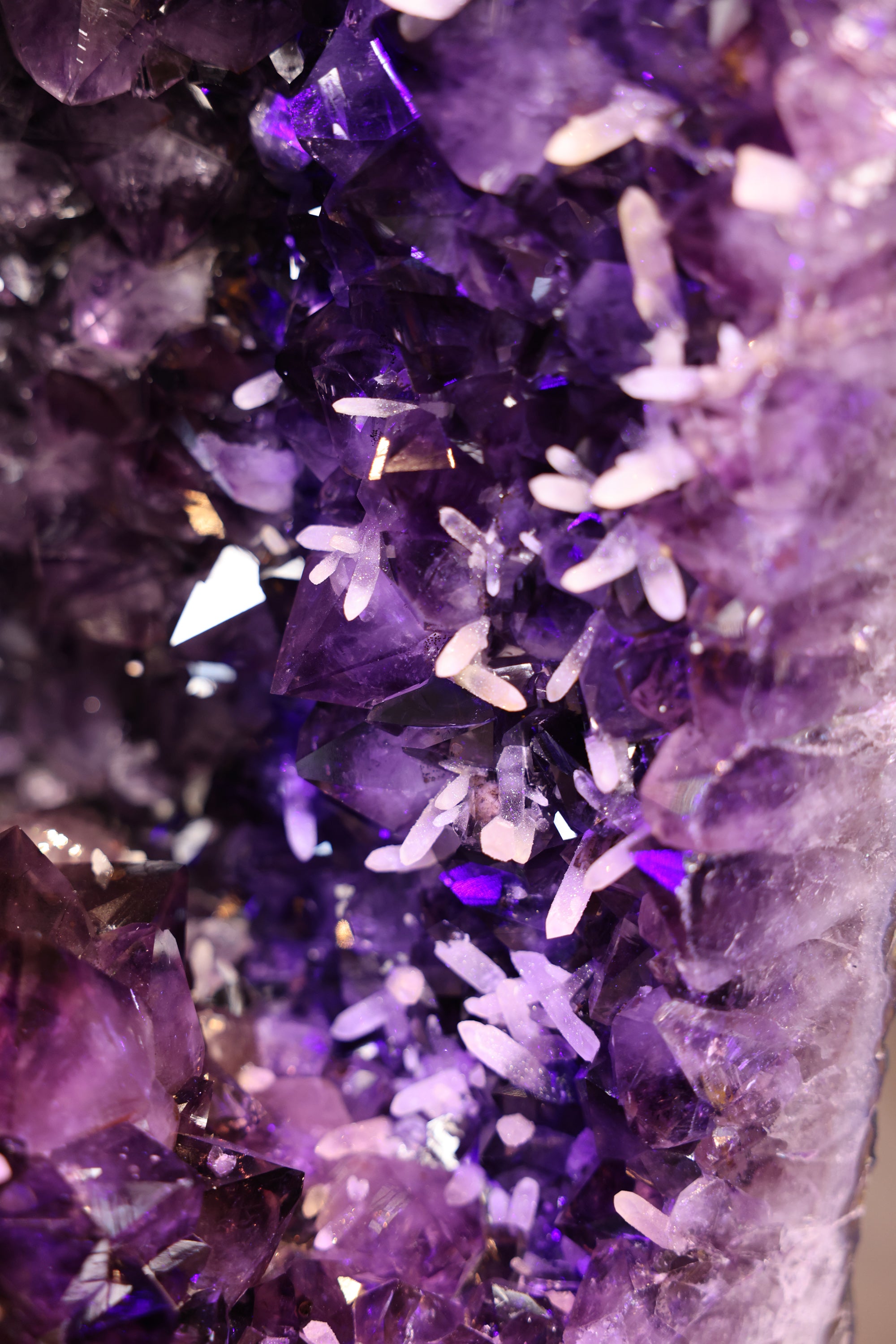 Große Amethyst Zwillings Druse Brasilien 276 Kg - Split Monolith