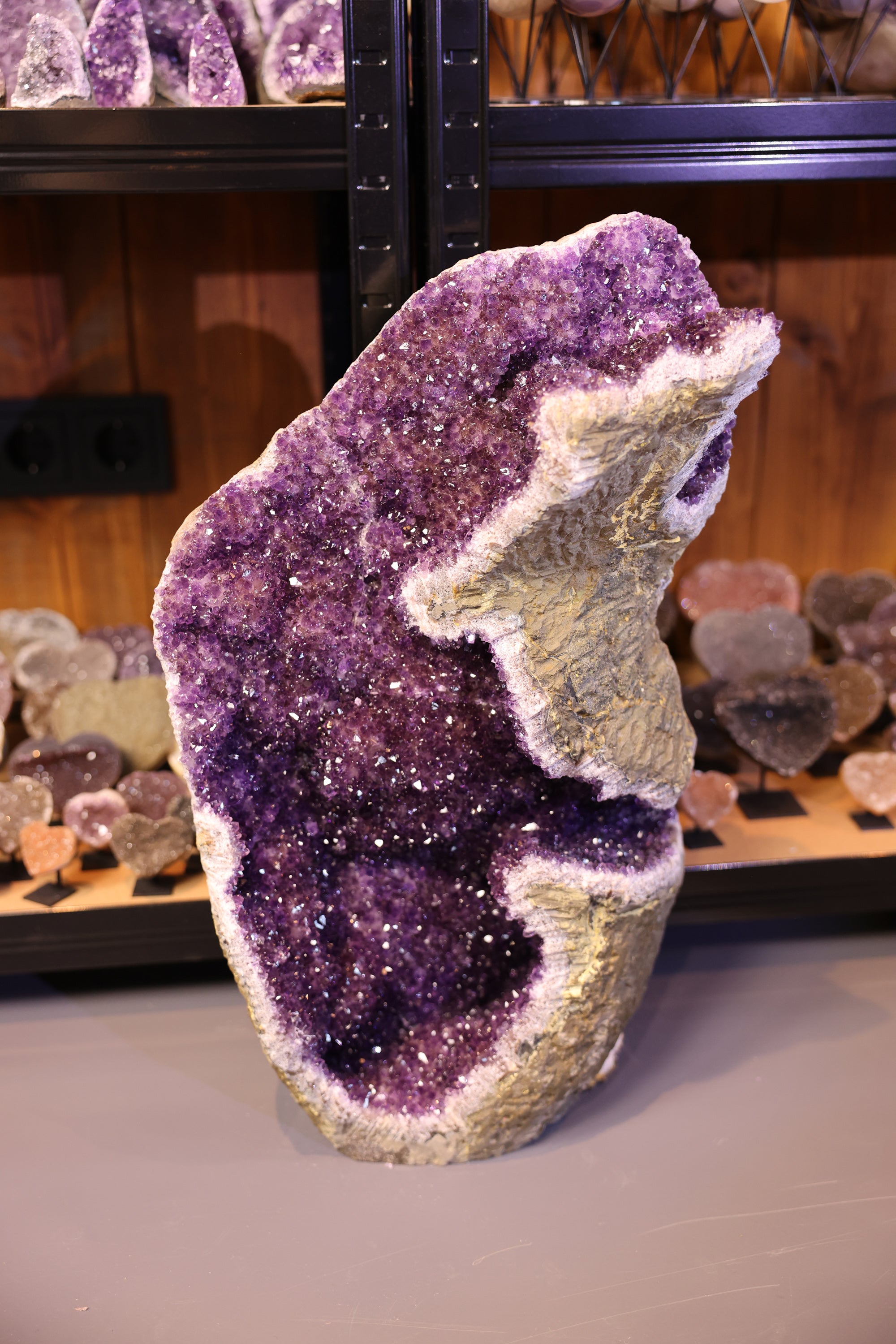 Amethyst Druse Uruguay 25 Kg - Deep Violet Cut