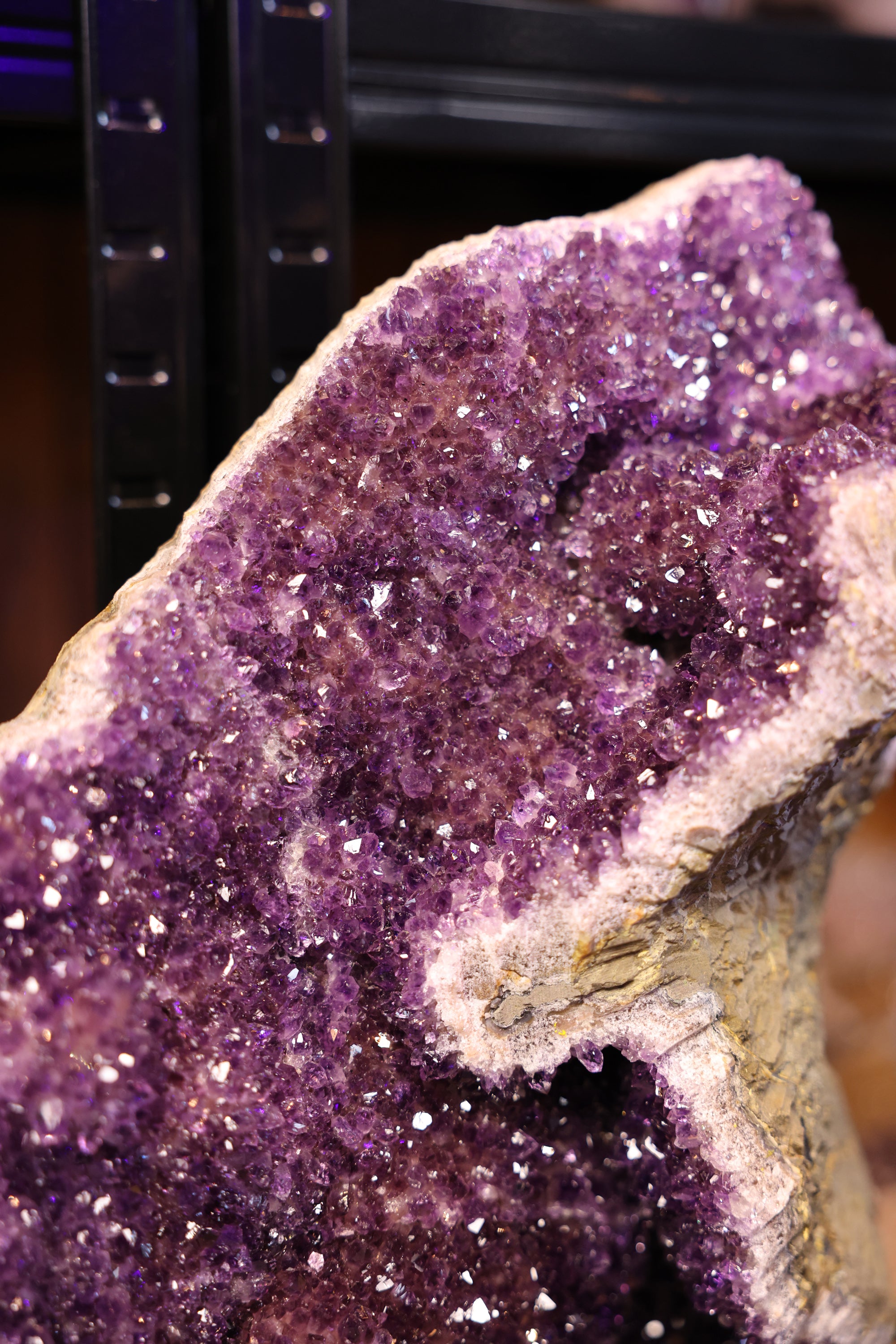 Amethyst Druse Uruguay 25 Kg - Deep Violet Cut