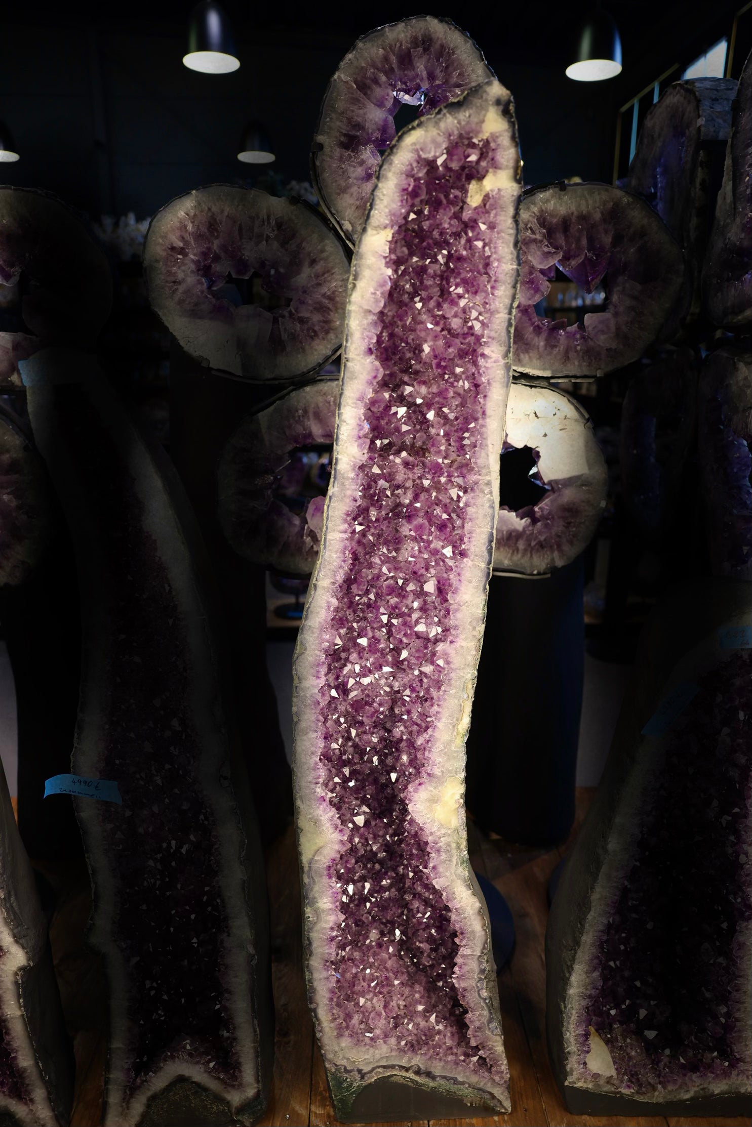 Amethyst-Druse „Twin Cathedral XL“ – 88 kg