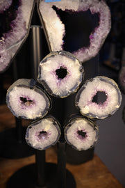 Amethyst Portal Slices "Crystal Flower M" - 14.4KG (#039)