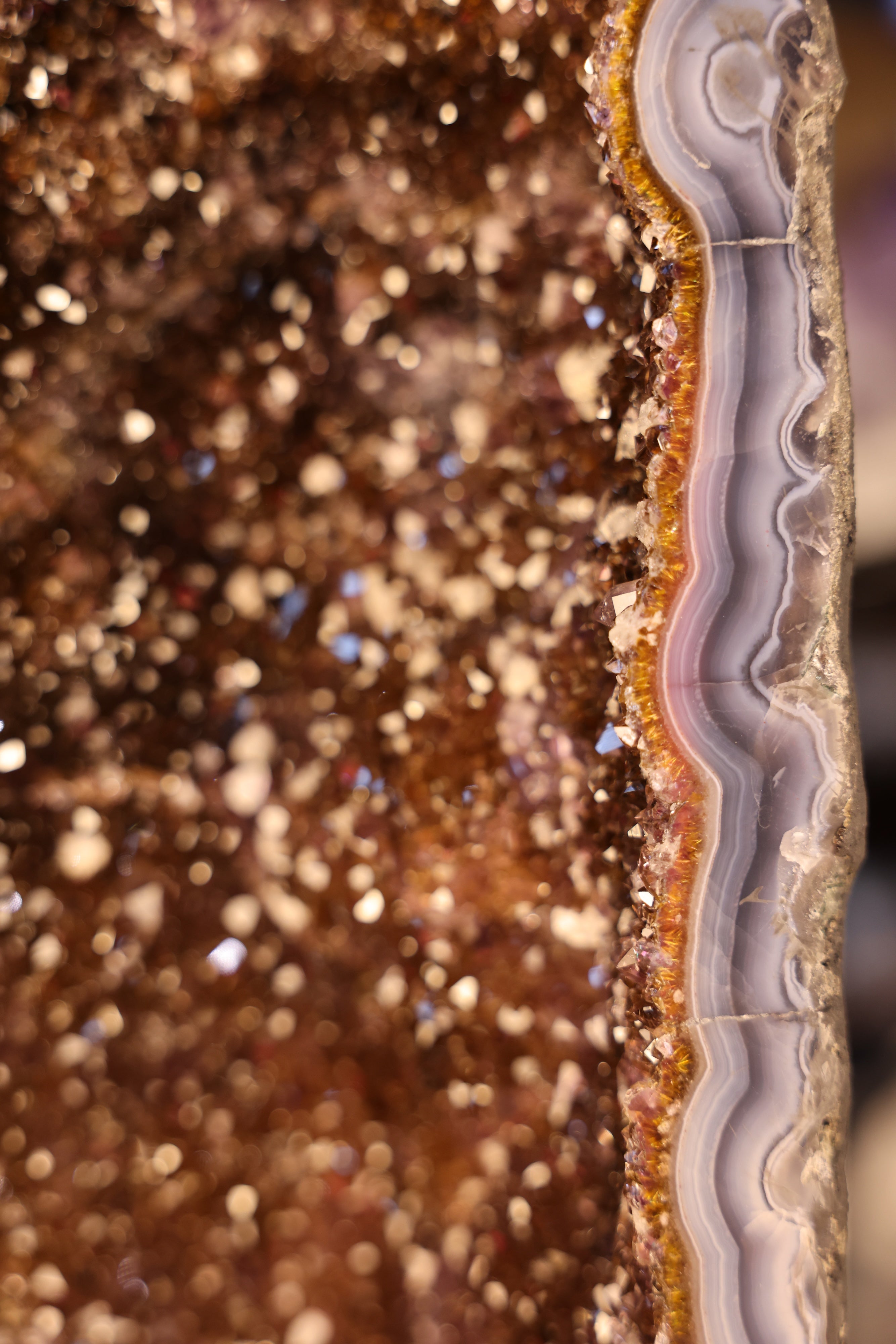 Amethyst-Druse „Twin Cathedral XL“ – 88,7 kg