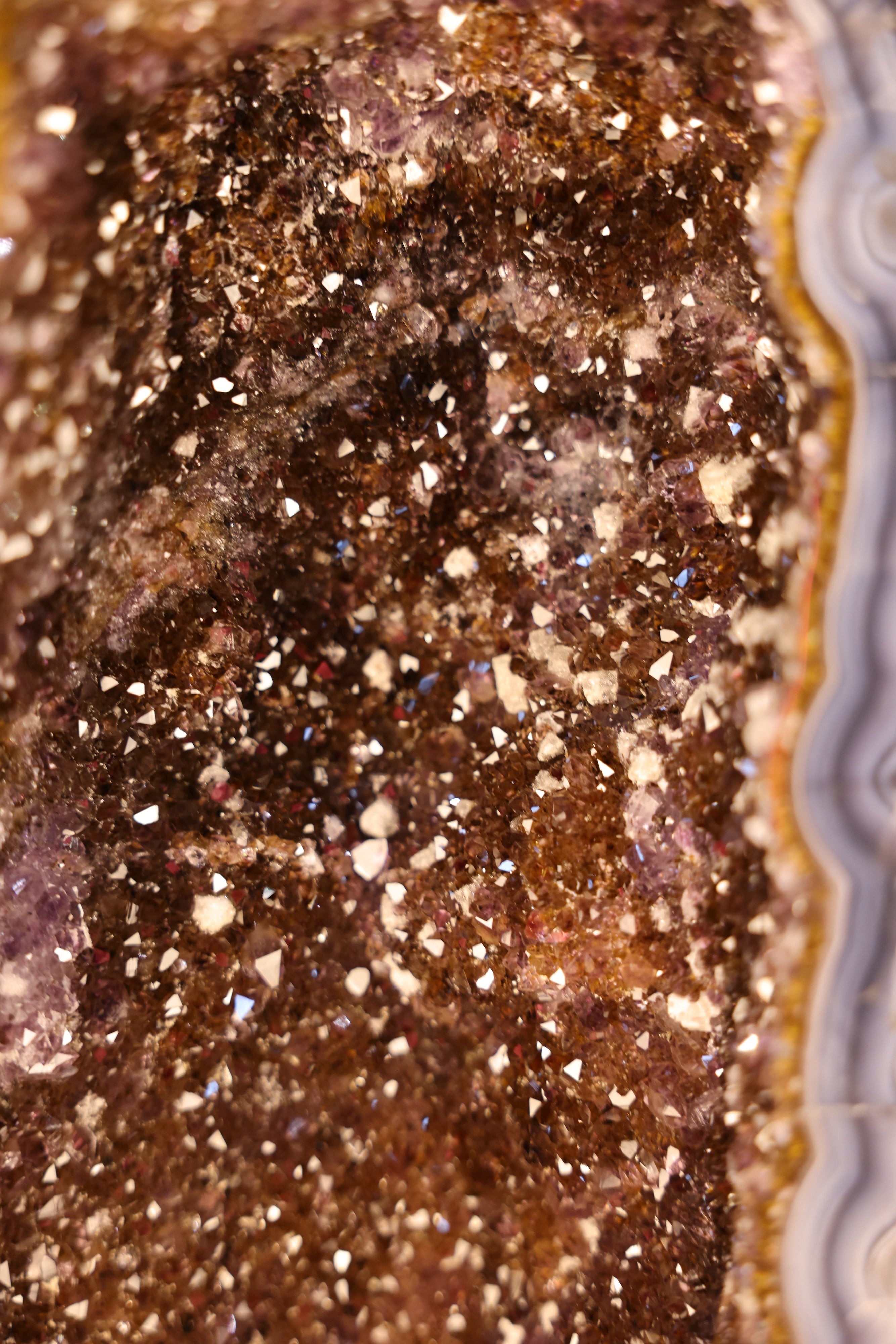 Amethyst-Druse „Twin Cathedral XL“ – 88,7 kg