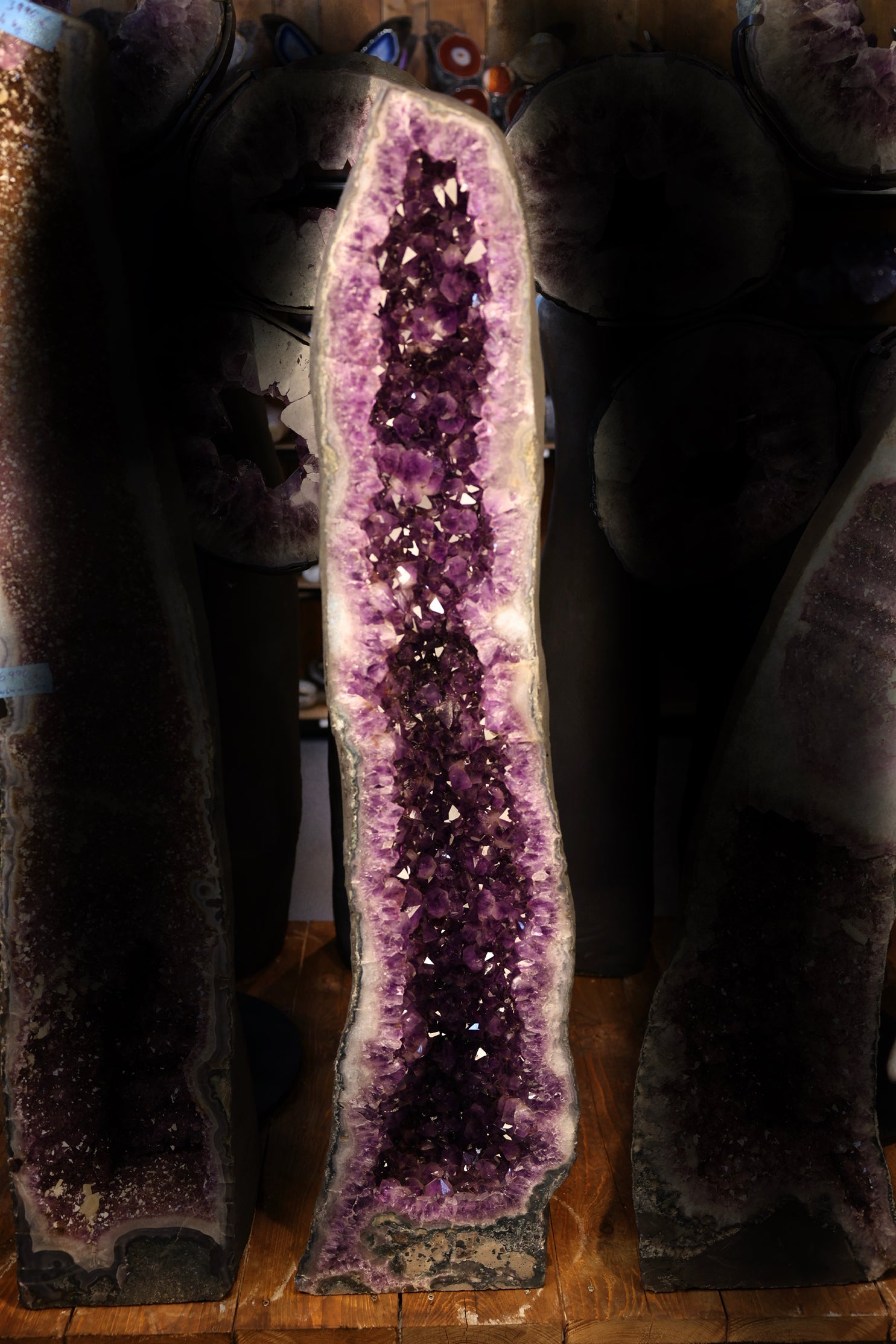 Amethyst-Druse „Cathedral XL“ – 96 kg