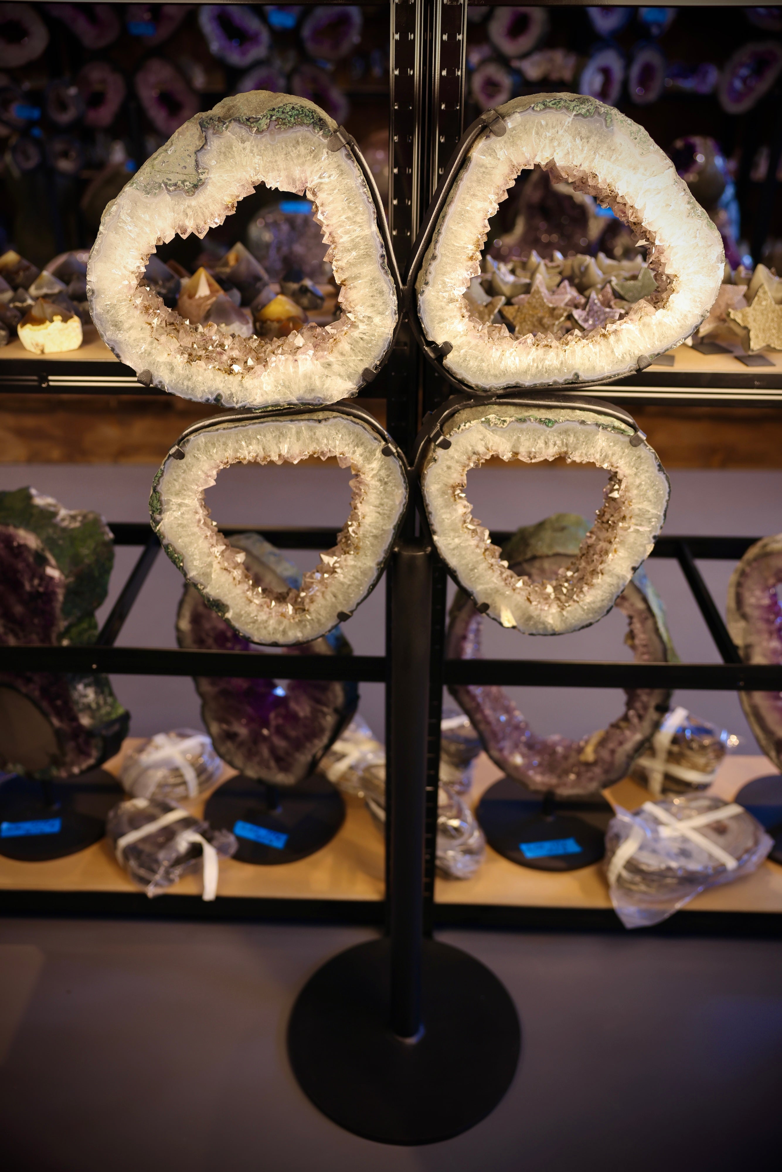 Amethyst Portal Slabs "Crystal Flower M" – 26.3KG (#043)