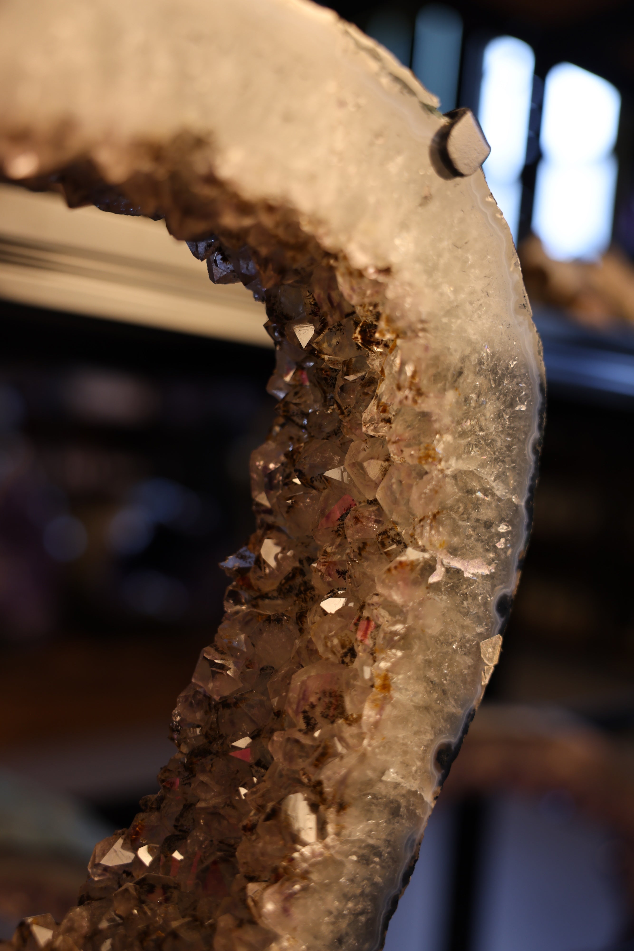 Amethyst-Portal Scheiben „Crystal Flower M“ – 26,3 kg