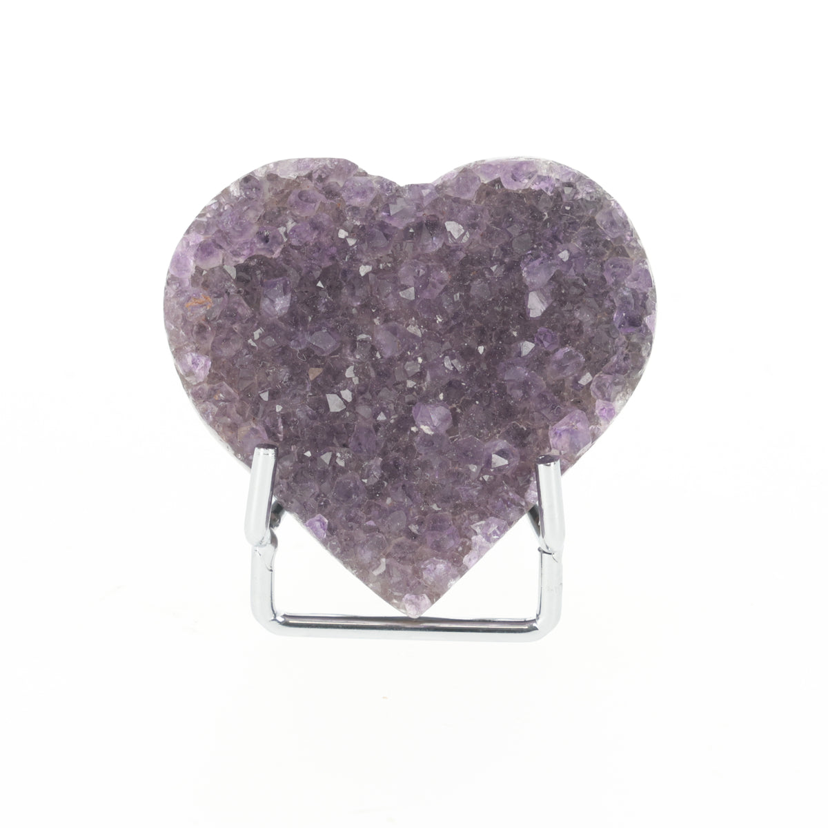 Amethyst Rainbow Heart Mini
