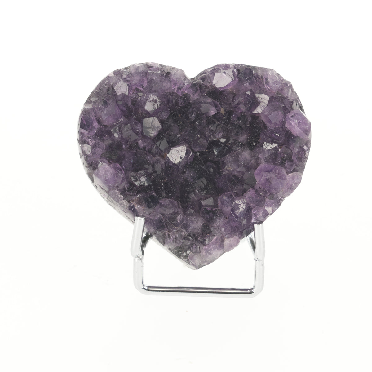 Amethyst Rainbow Heart Mini
