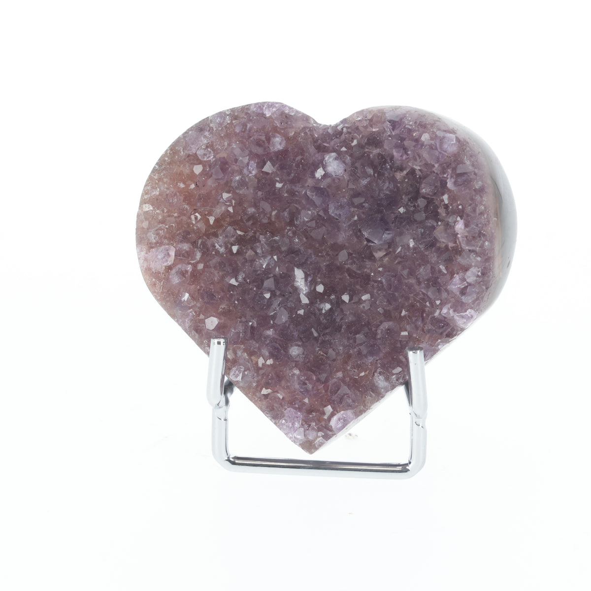 Amethyst Rainbow Heart Mini