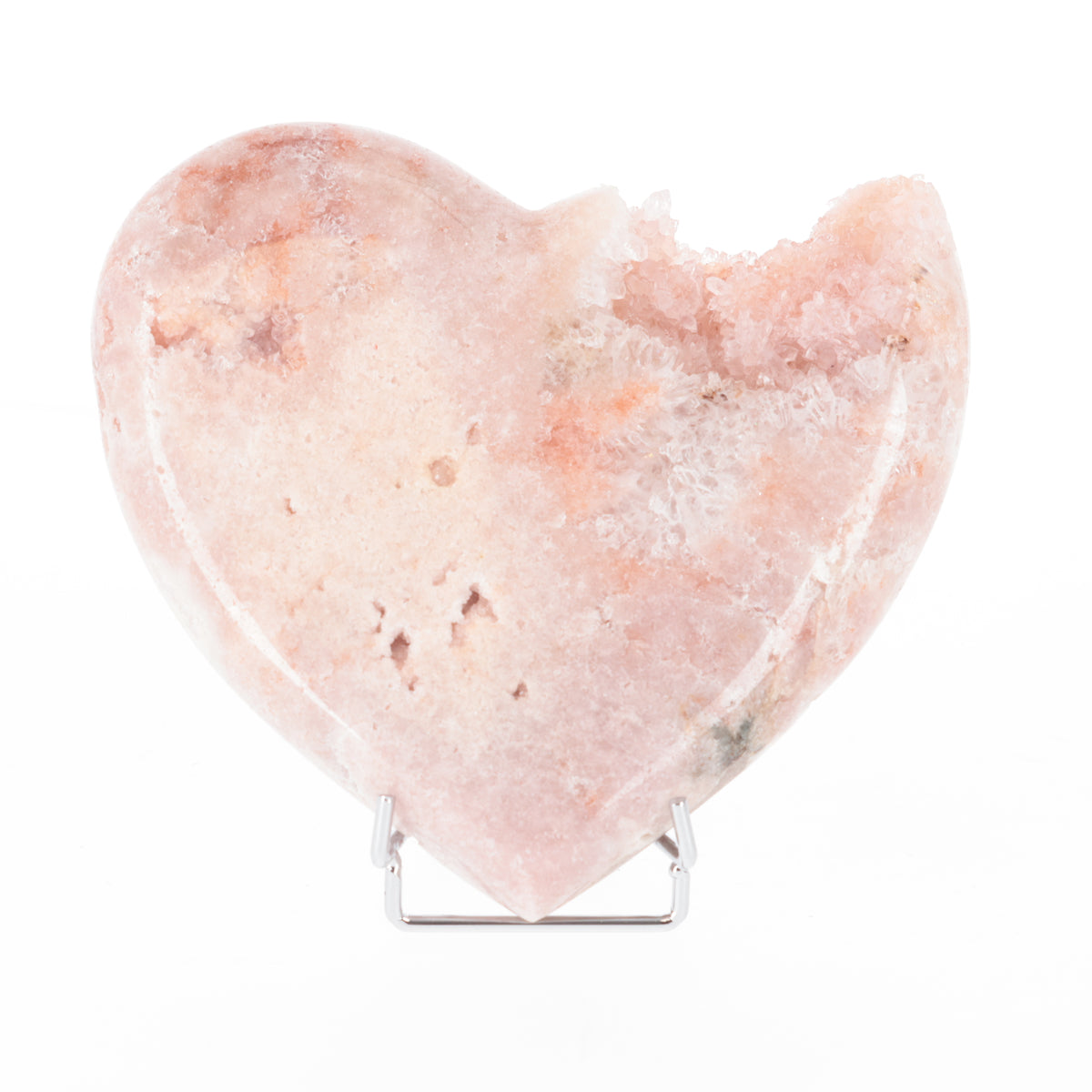 Pink Amethyst Heart (#105)