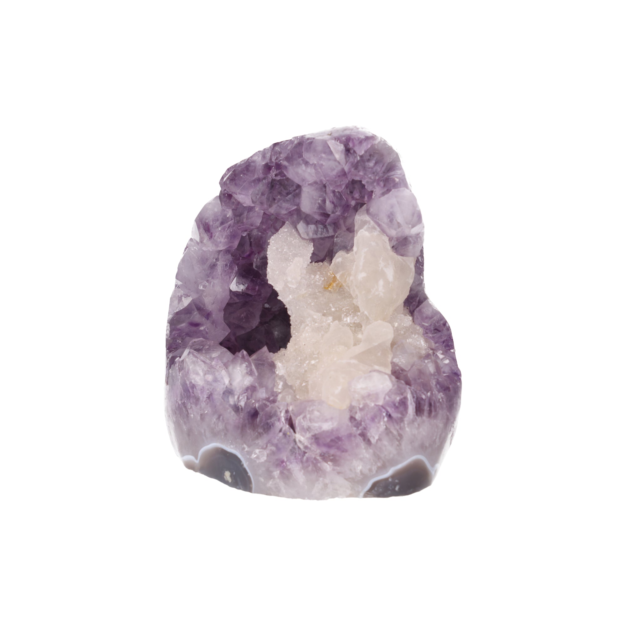Amethyst Ice Crown ✦ Amethyst mit Calcit-Kristallen – 4070 g Kristall-Unikat (#963) (#963)