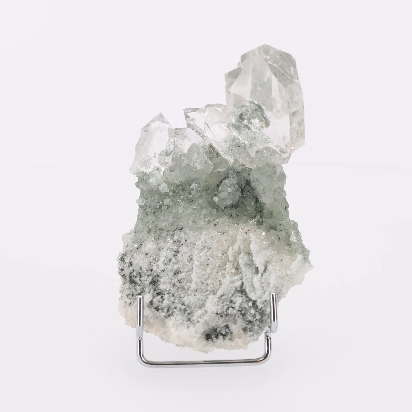 Himalaya Quarz mit natürlichem Chlorit aus Manikaran | 425 g | Unikat (#1002)