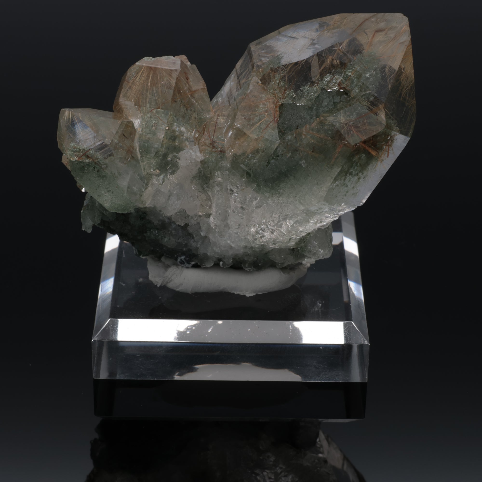 GOLDEN ICE | Rutilquarz aus dem Himalaya | 86 g | Unikat (#1012)