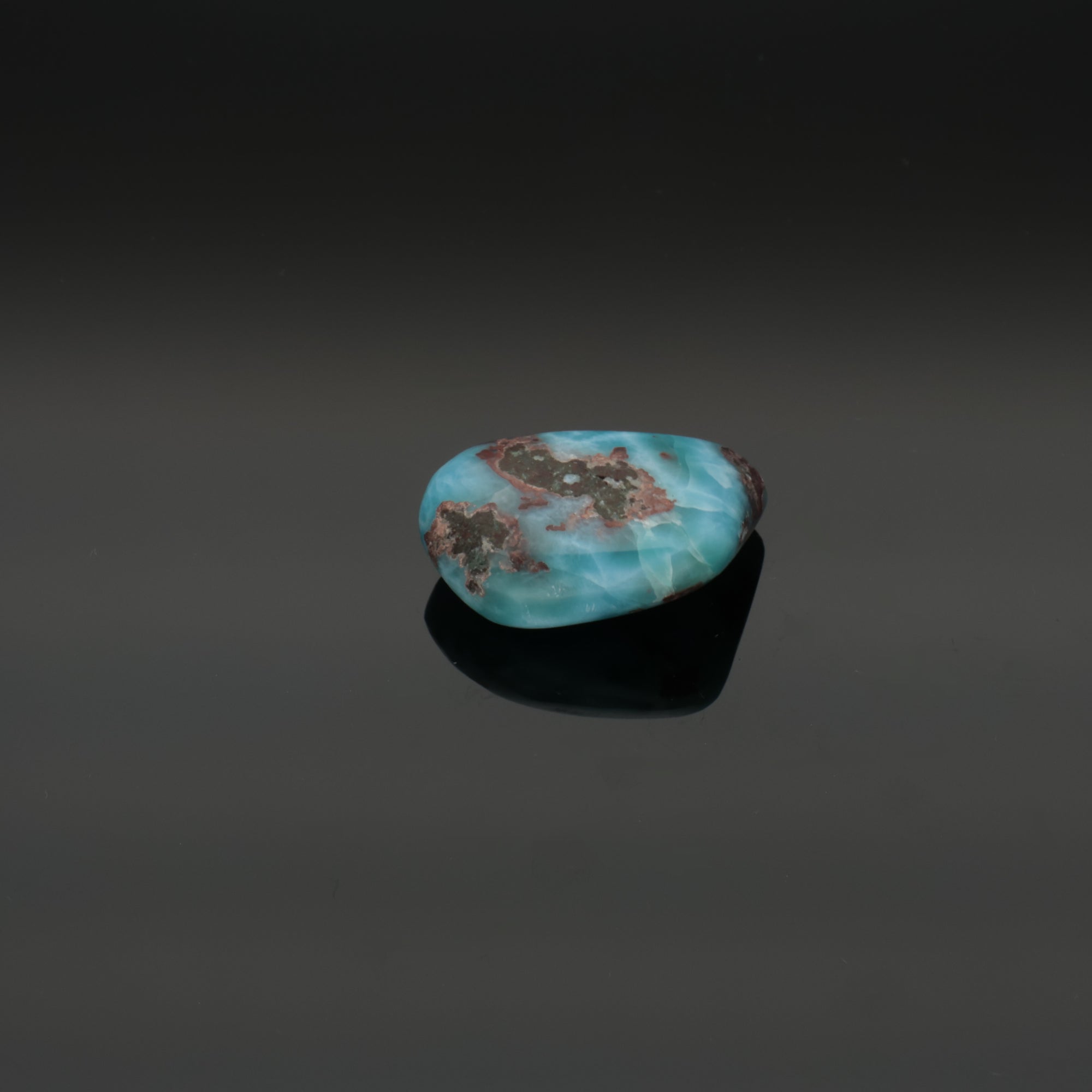 CARIBBEAN GEM | Larimar aus der Dominikanischen Republik | 15,56 g | Unikat (#1002)