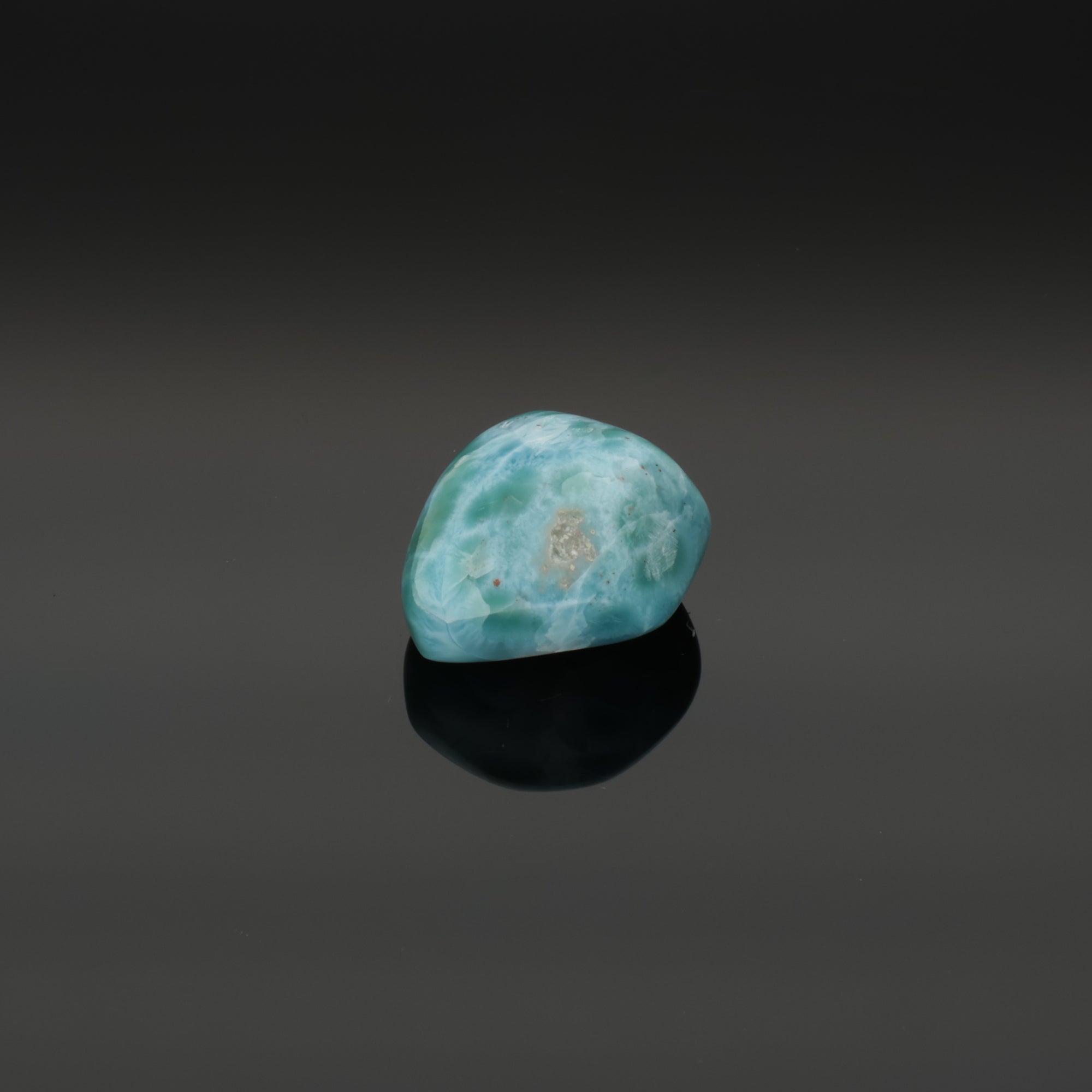 CARIBBEAN WAVE | Larimar aus der Dominikanischen Republik | 18,39 g | Unikat (#1004)