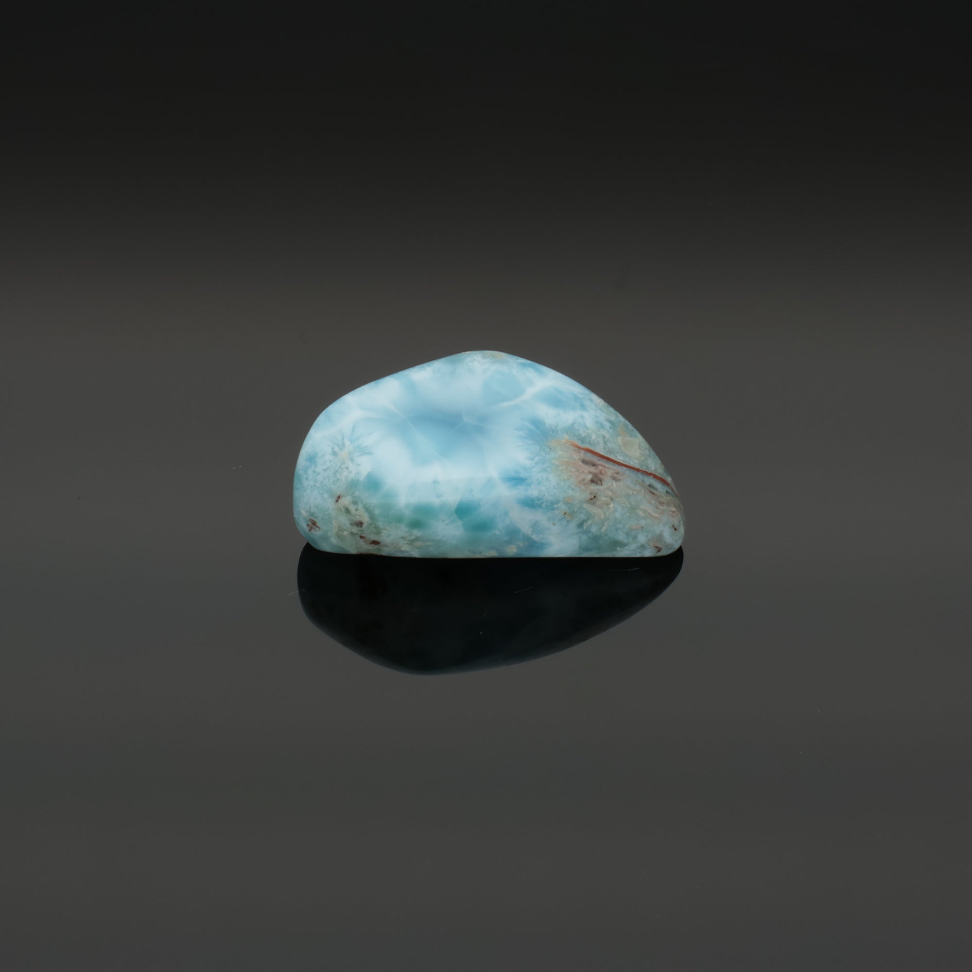 CARIBBEAN CLOUD | Larimar aus der Dominikanischen Republik | 19,88 g | Unikat (#1005)