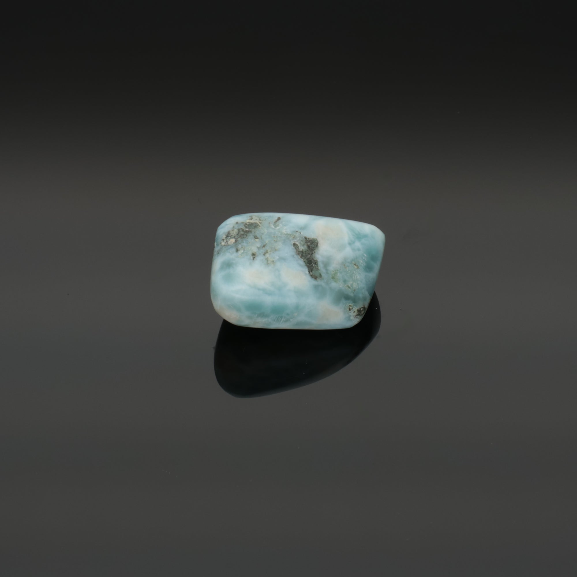 CARIBBEAN TIDE | Larimar aus der Dominikanischen Republik | 18,87 g | Unikat (#1006)