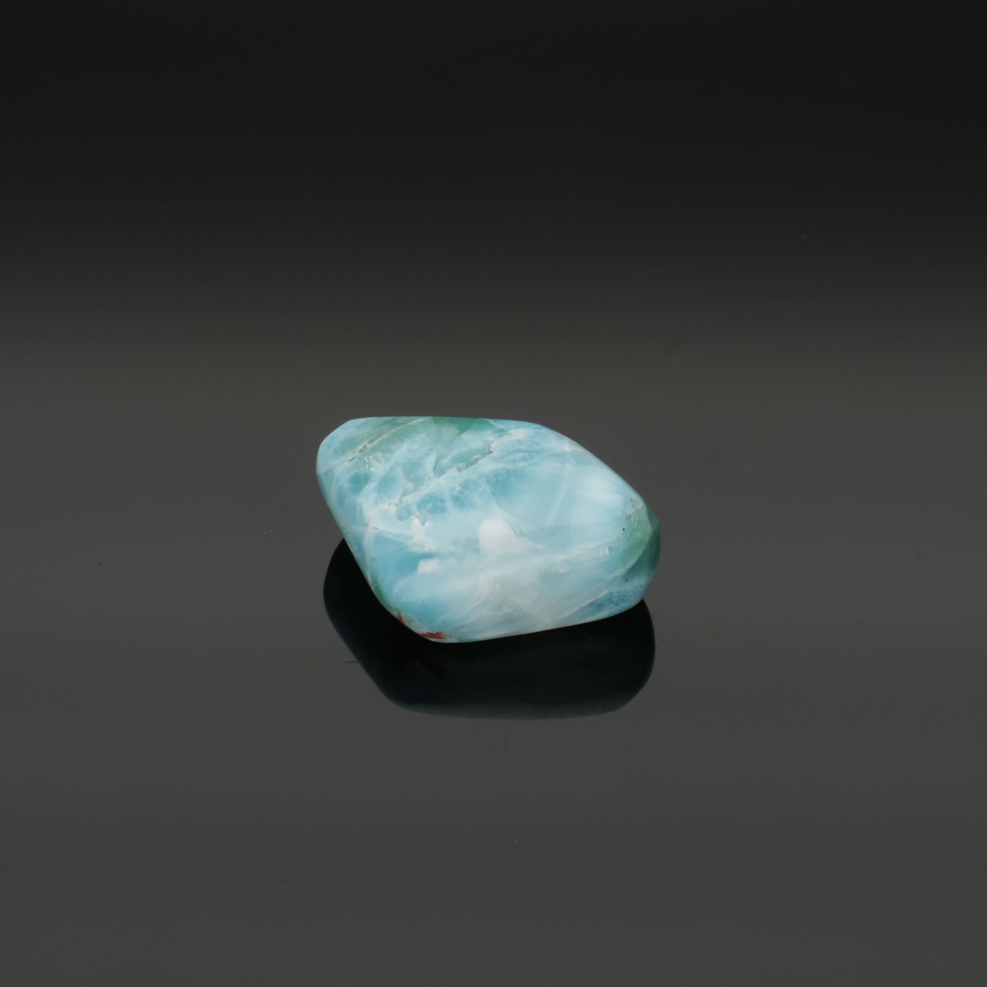 CARIBBEAN LIGHT | Larimar aus der Dominikanischen Republik | 17,13 g | Unikat (#1008)