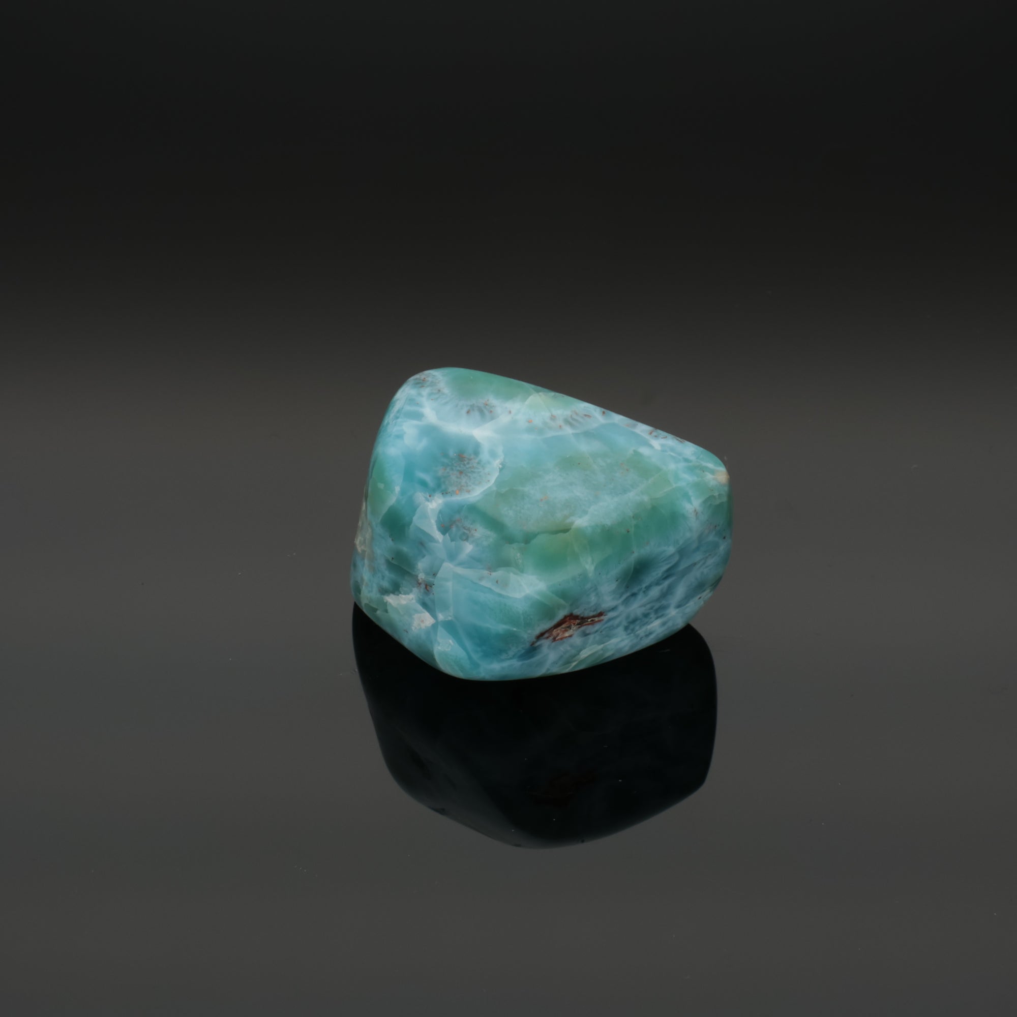 CARIBBEAN PEARL | Larimar aus der Dominikanischen Republik | 47,58 g | Unikat (#1014)
