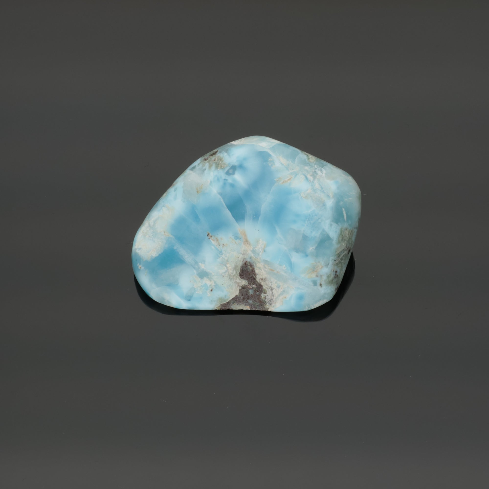 CARIBBEAN BAY | Larimar aus der Dominikanischen Republik | 53,37 g | Unikat (#1019)