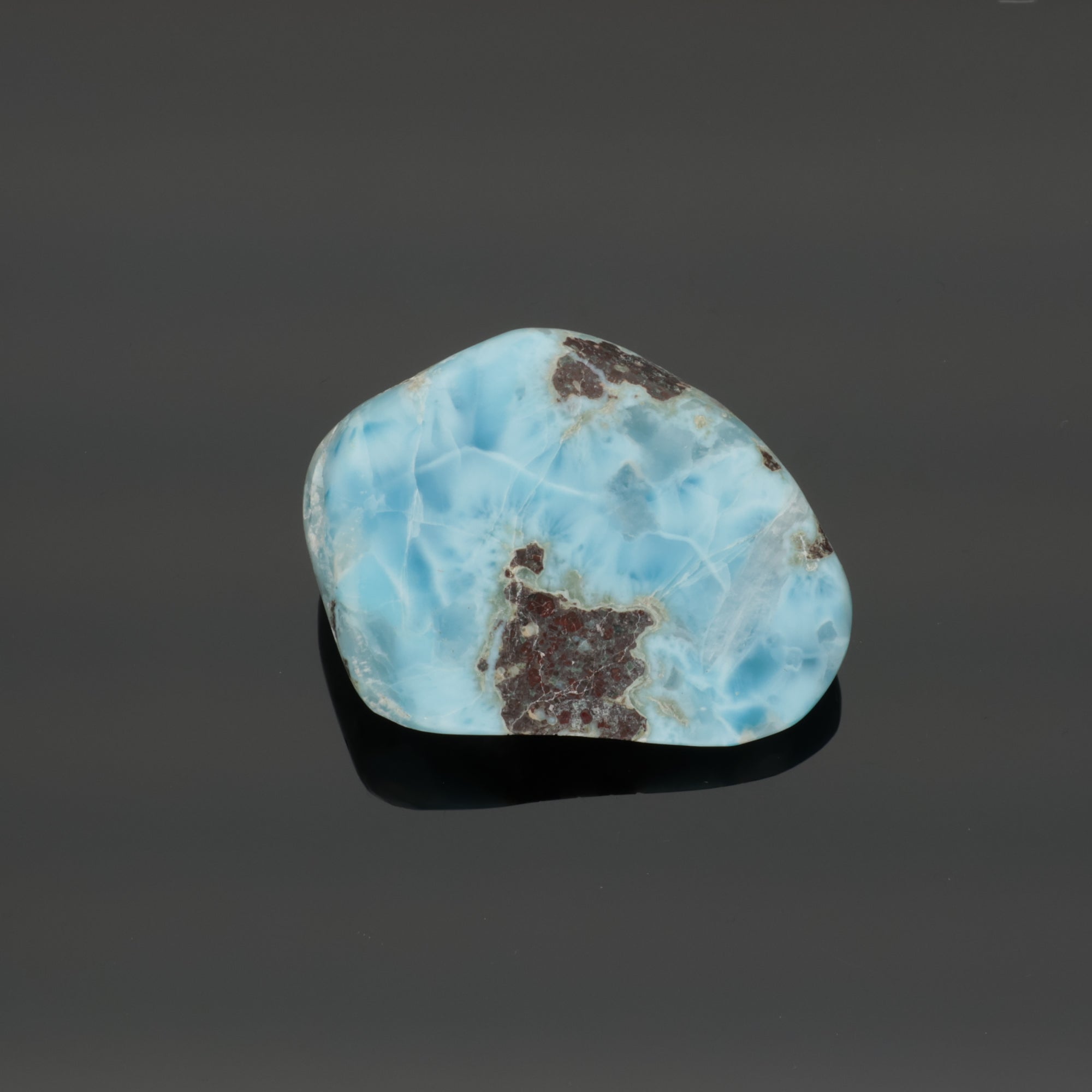 CARIBBEAN BAY | Larimar aus der Dominikanischen Republik | 53,37 g | Unikat (#1019)