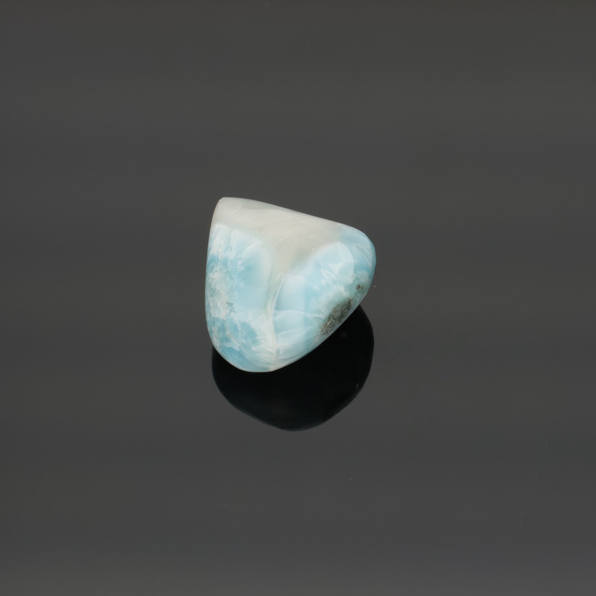 CARIBBEAN SHELL | Larimar aus der Dominikanischen Republik | 26,57 g | Unikat (#1022)