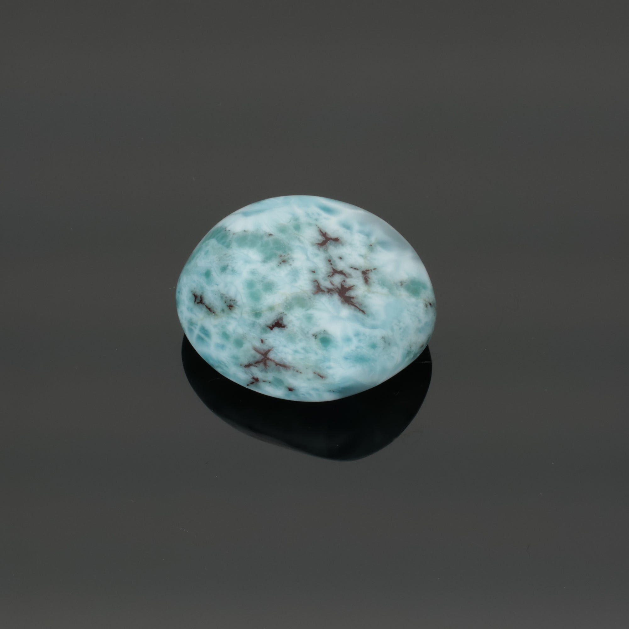 CARIBBEAN STORM | Larimar aus der Dominikanischen Republik | 38,39 g | Unikat (#1023)