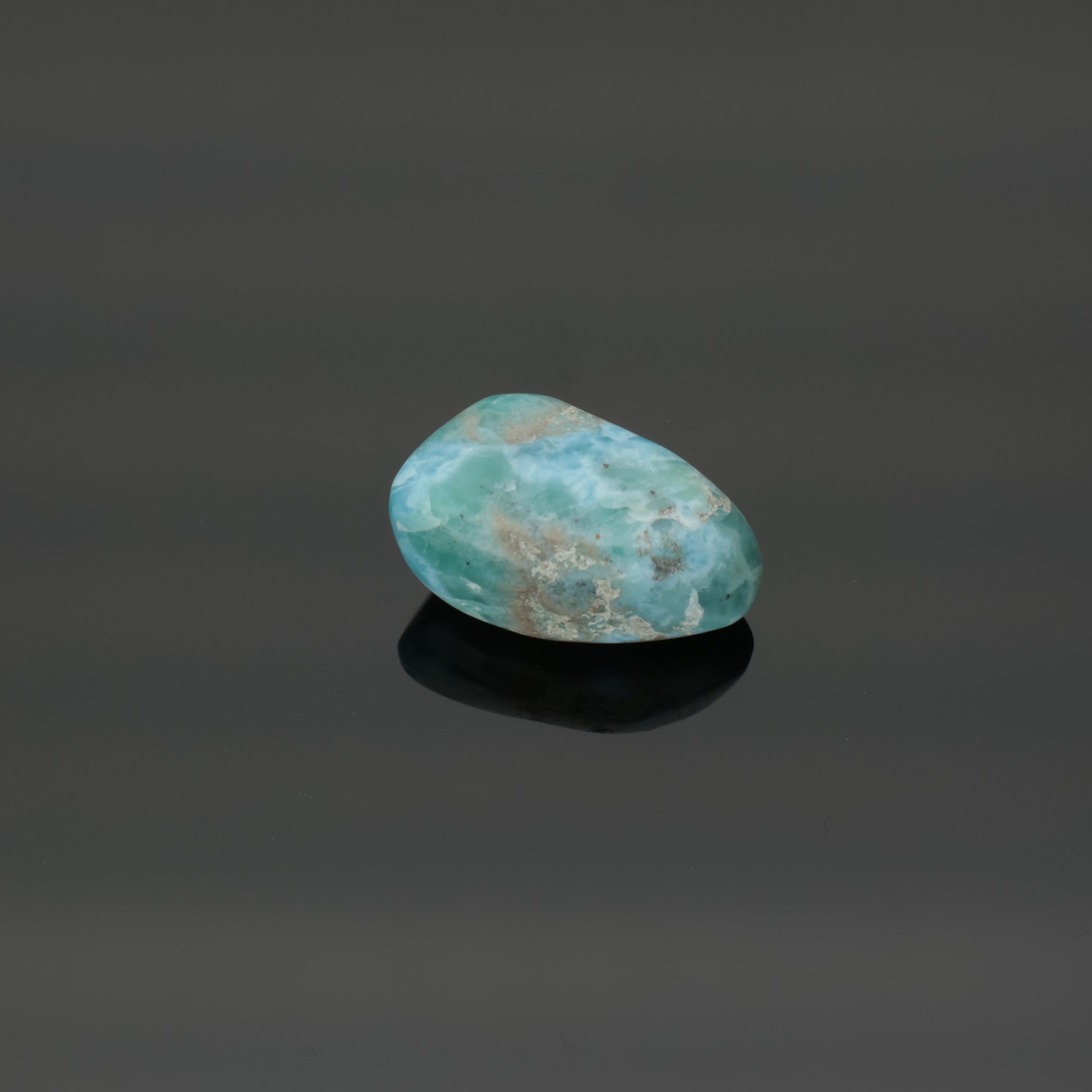 CARIBBEAN RIPPLE | Larimar aus der Dominikanischen Republik | 20,7 g | Unikat (#1026)