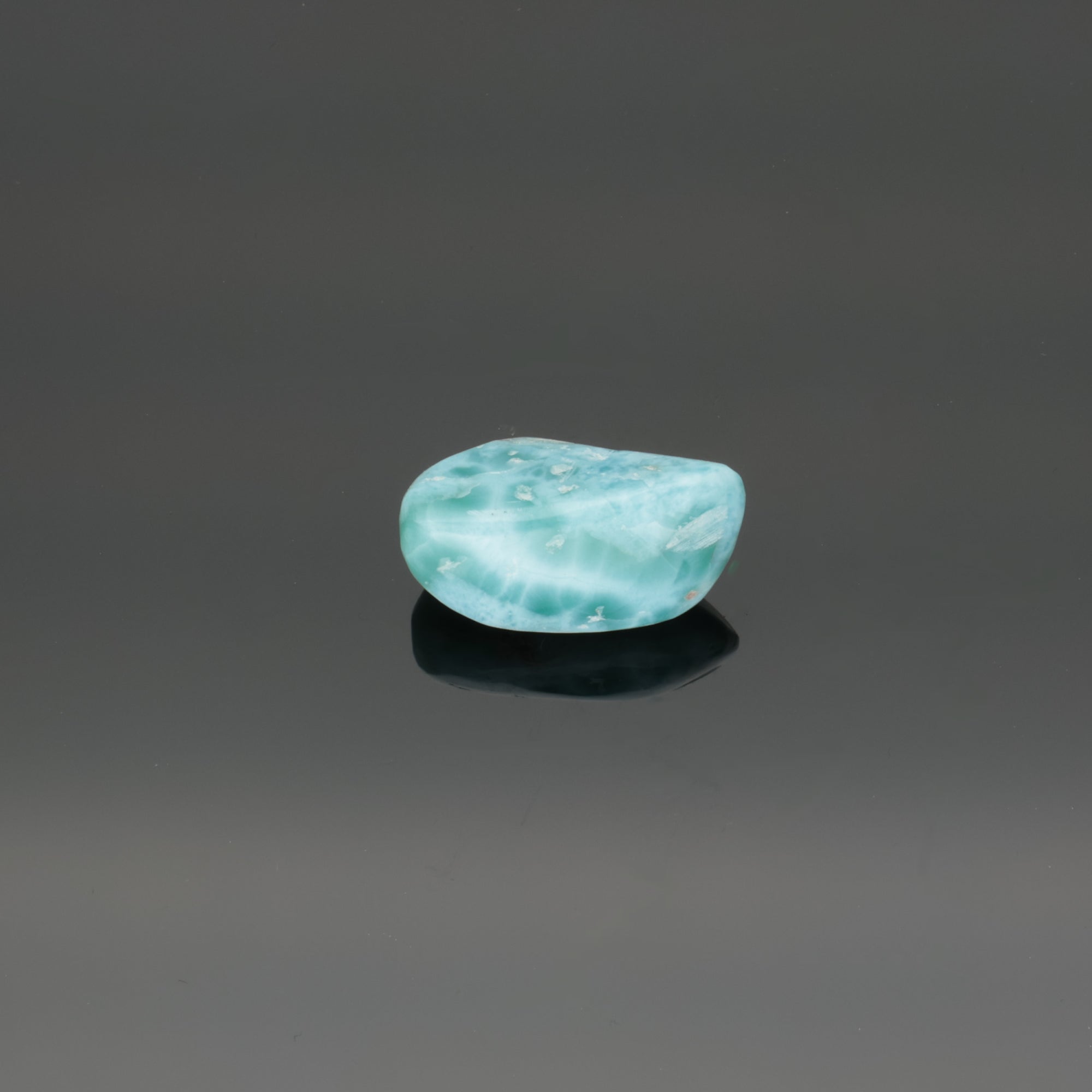CARIBBEAN GLEAM | Larimar aus der Dominikanischen Republik | 8,91 g | Unikat (#1056)