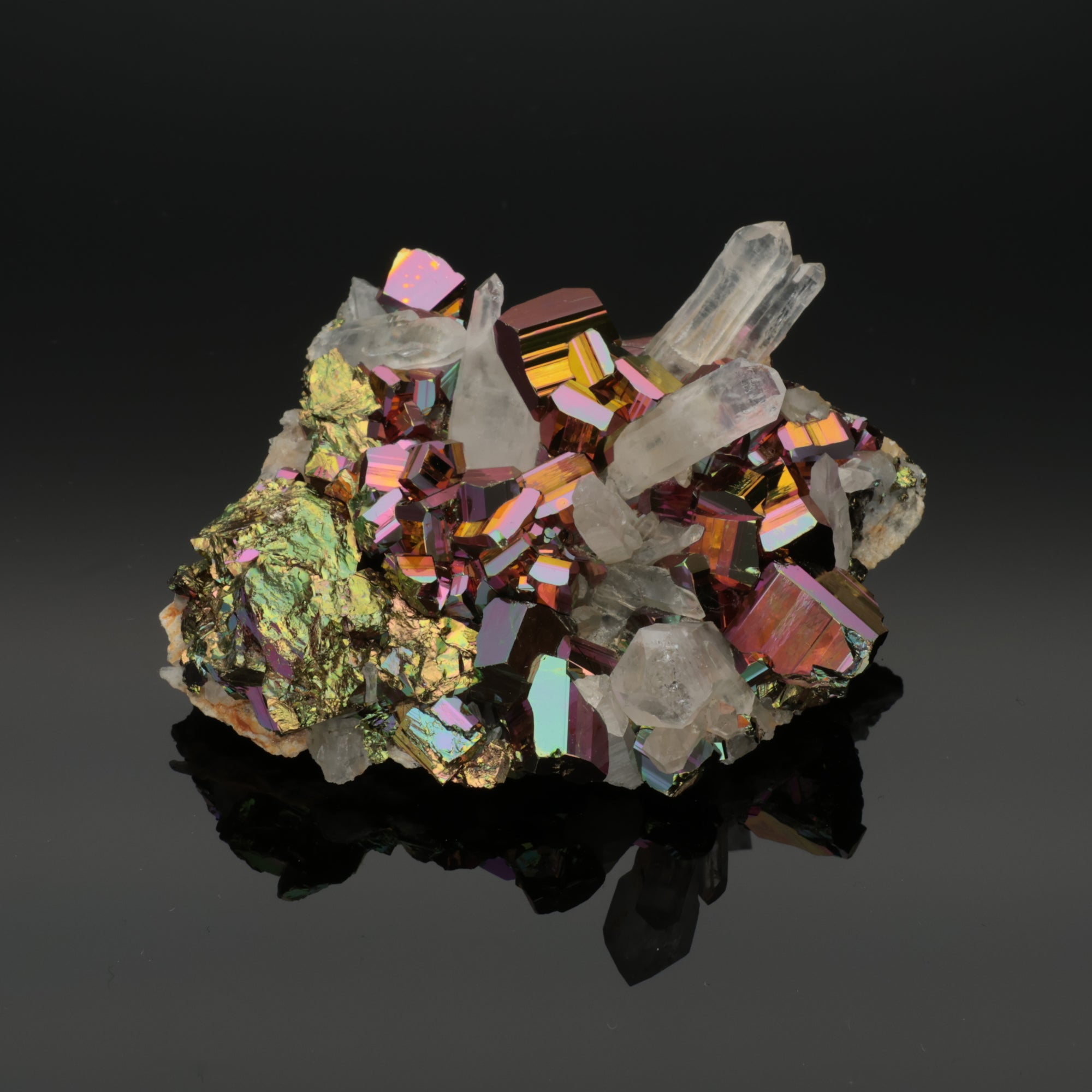 Borneo Nebula – Rainbow Pyrit aus Borneo, Indonesien – 112,94 g – Mineralien-Unikat (#1071)