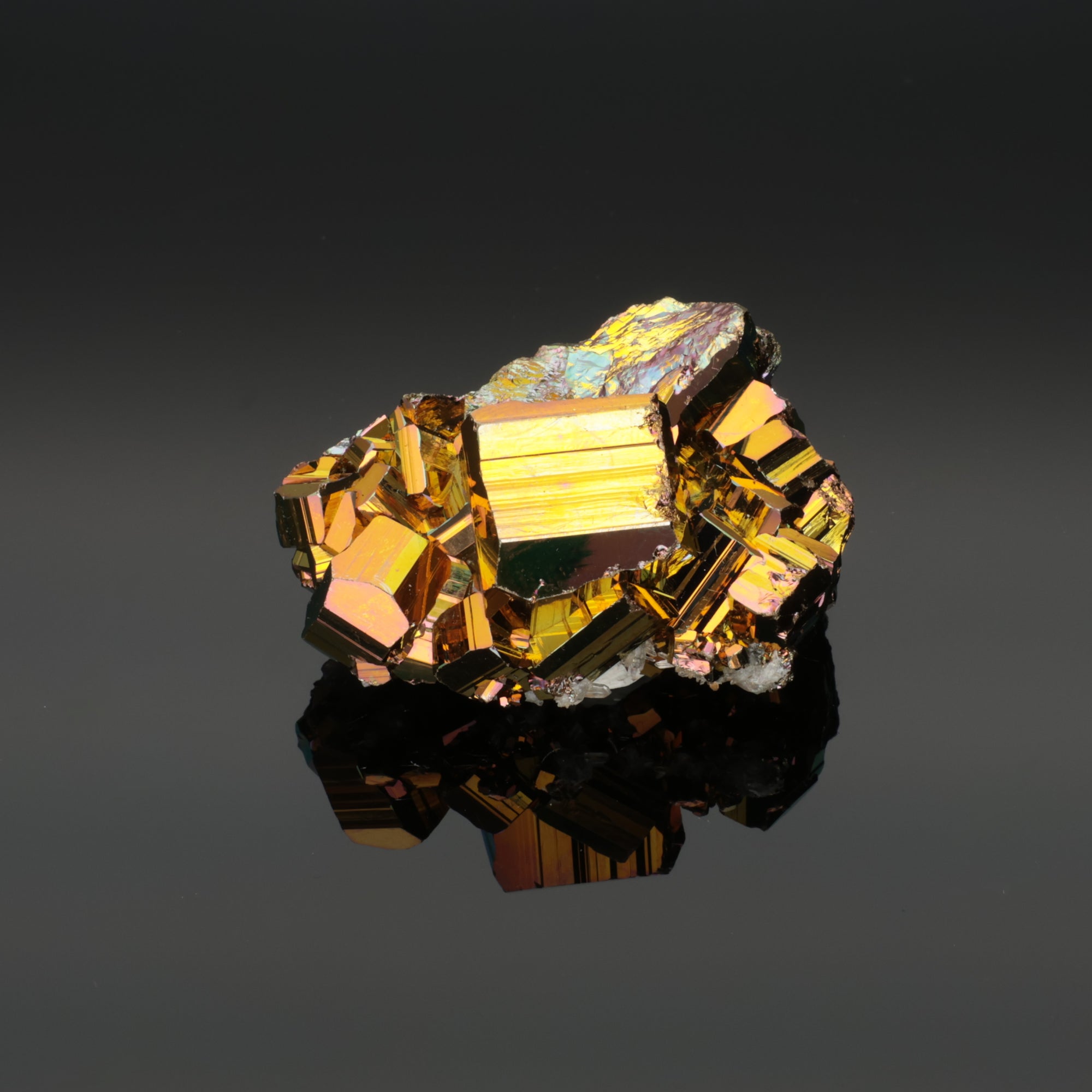 Solar Pulse – Rainbow Pyrit aus Borneo, Indonesien – 50,42 g – Mineralien-Unikat (#1114)
