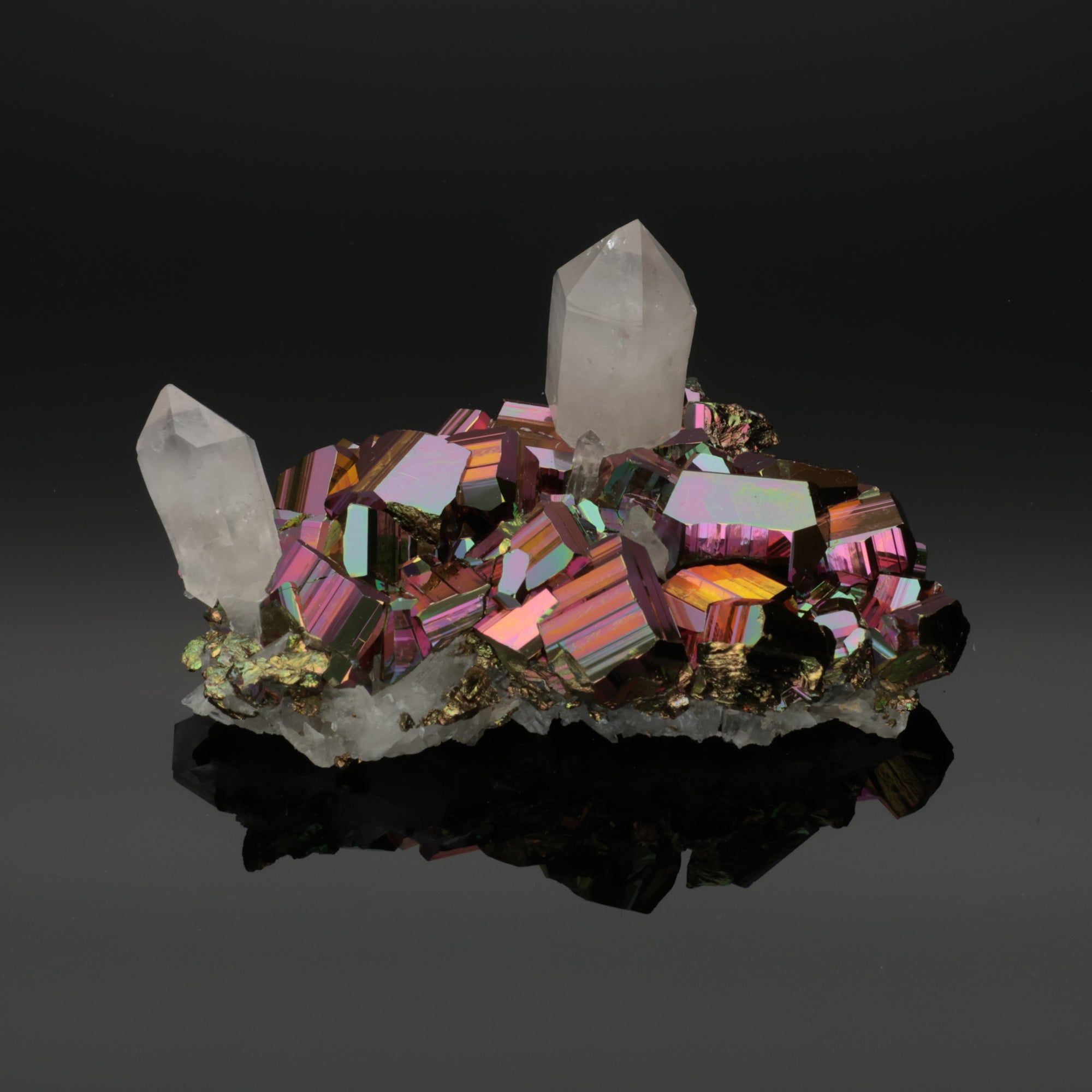 Prism Core – Rainbow Pyrit aus Borneo, Indonesien – 147 g – Mineralien-Unikat (#1082)