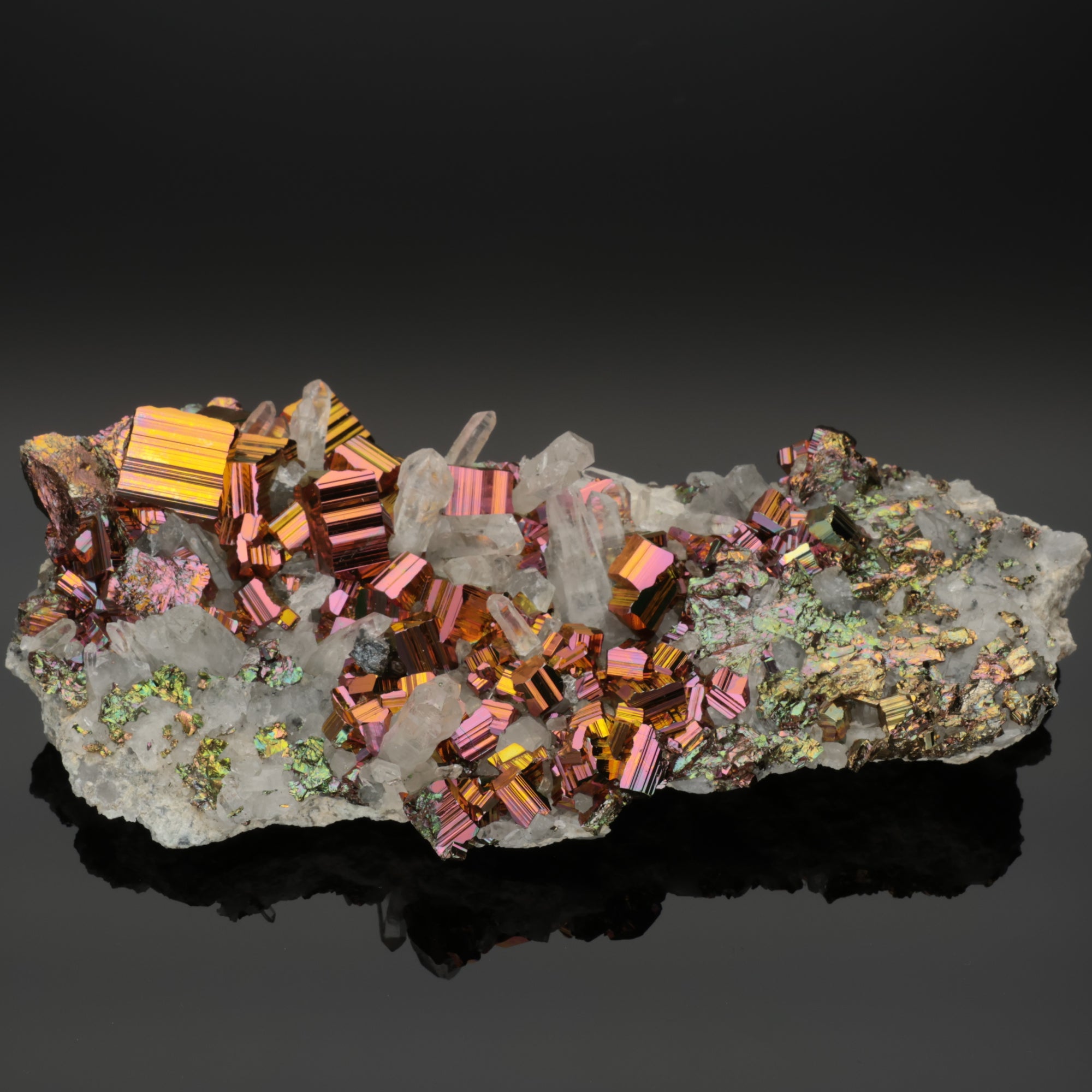 Titan Spectrum – Rainbow Pyrit aus Borneo, Indonesien – 246 g – Mineralien-Unikat (#1078)
