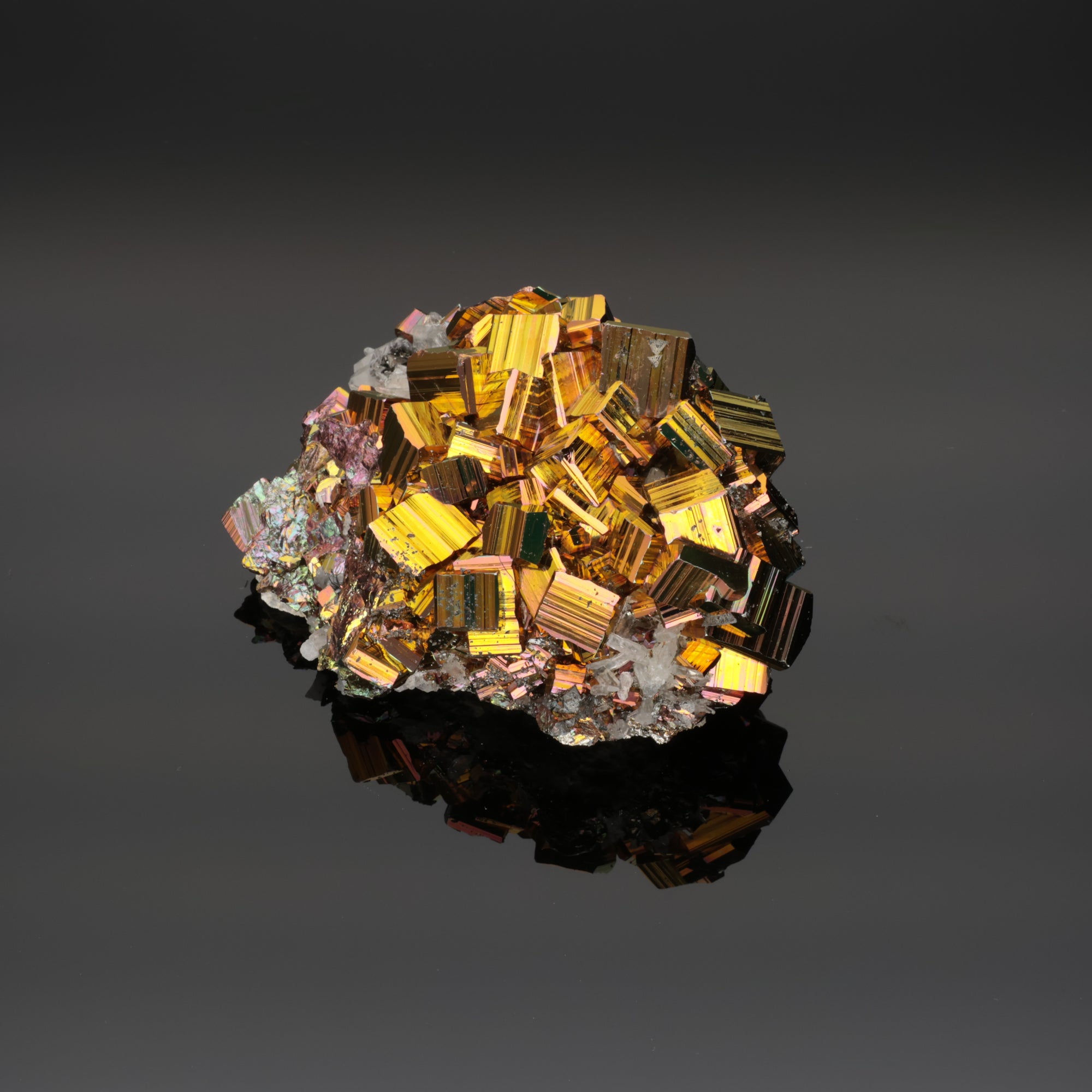 Solar Forge – Rainbow Pyrit aus Borneo, Indonesien – 250 g (#1362)