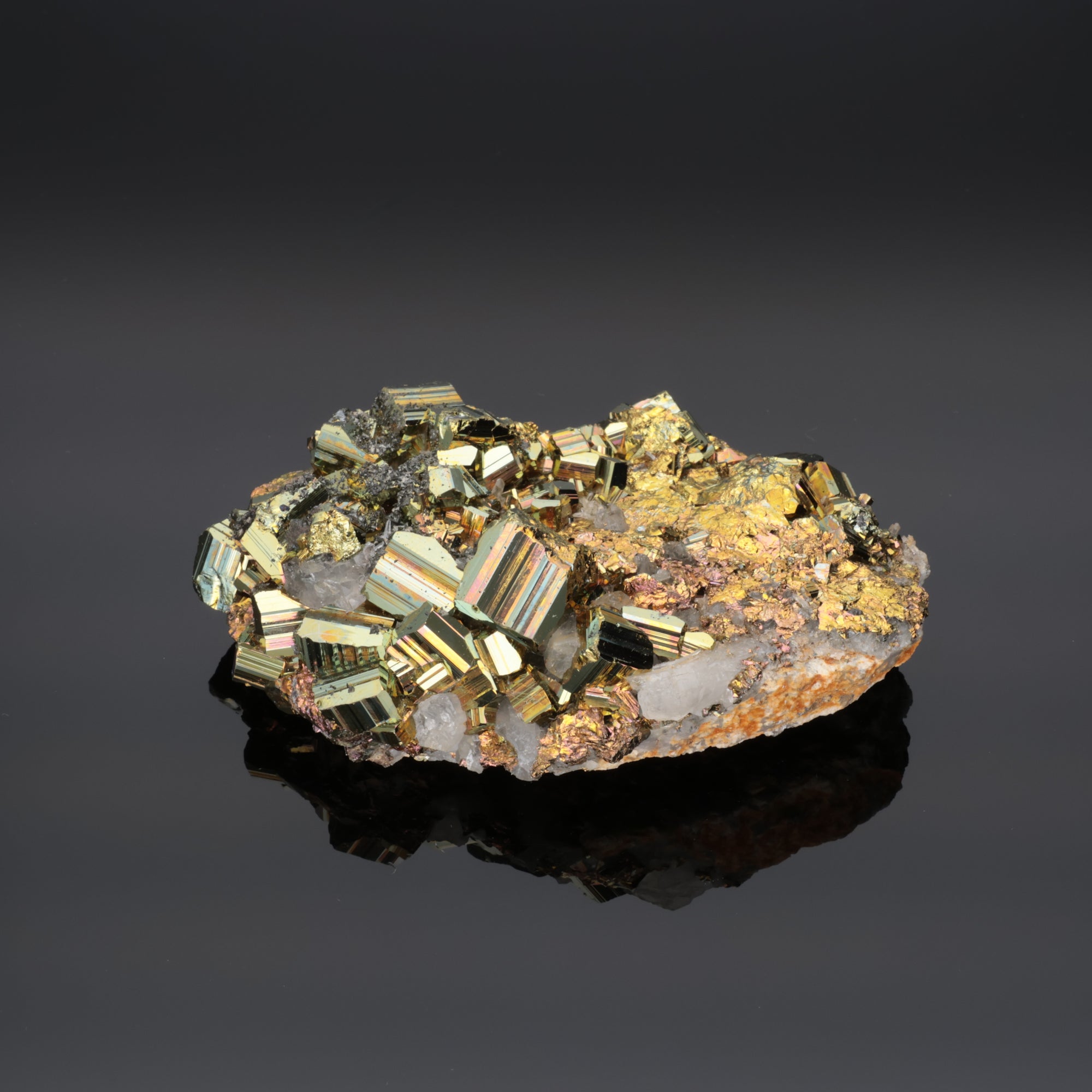 Borneo Thunder – Rainbow Pyrite from Borneo, Indonesia – 235 g (#1351)
