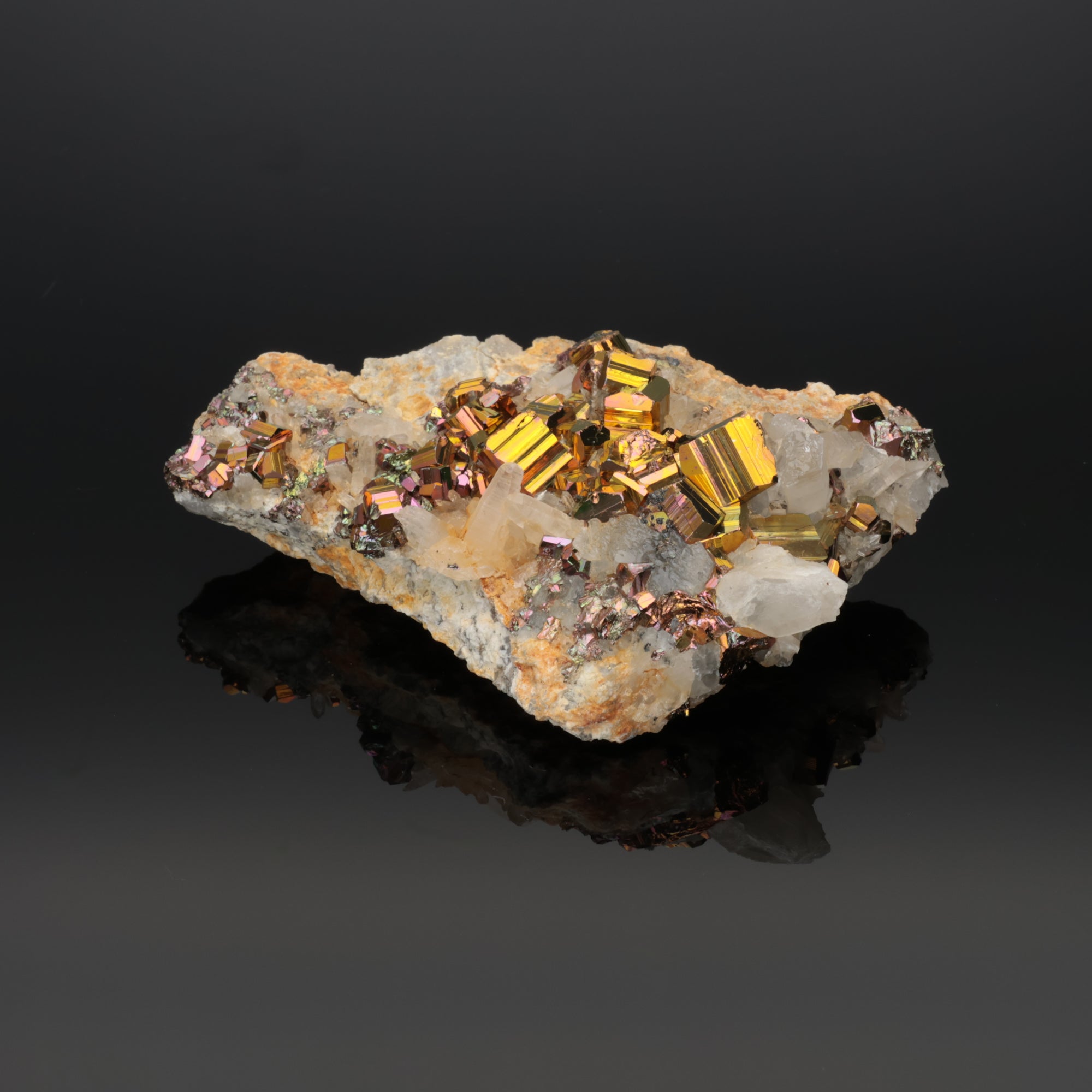 Aurora Titan – Rainbow Pyrit aus Borneo, Indonesien – 130,76 g (#1347)