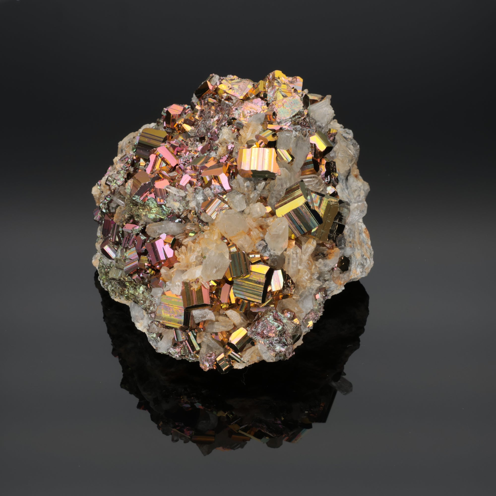 Titan Eclipse - Rainbow Pyrite from Borneo, Indonesia - 739 g (#1369)