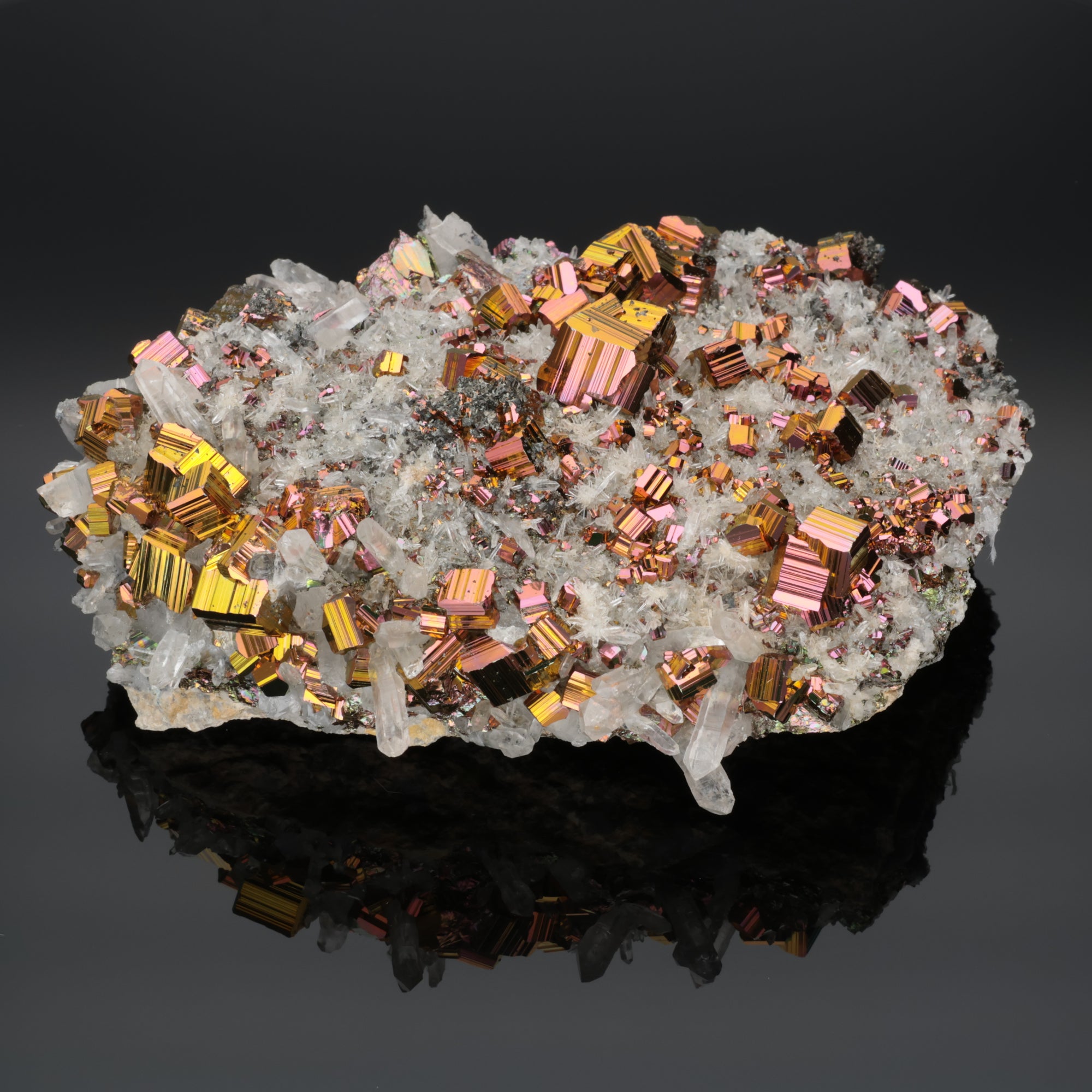 Mega Aurora - Rainbow Pyrite from Borneo, Indonesia - 930 g (#1367)