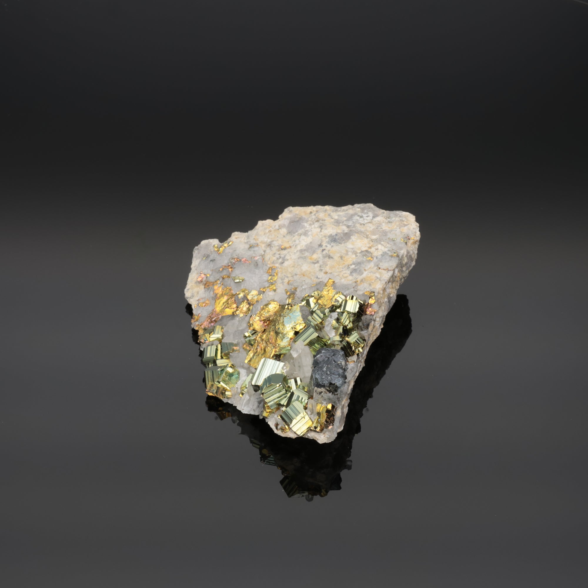 Spectrum Edge – Rainbow Pyrit aus Borneo, Indonesien – 94,29 g – (#1344)