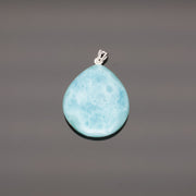 Caribbean Sky – Larimar Anhänger mit 925 Silber – 23,65 g (#1384)