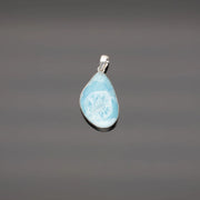 Ocean Drop – Larimar Anhänger mit 925 Silber – 11,95 g  (#1389)