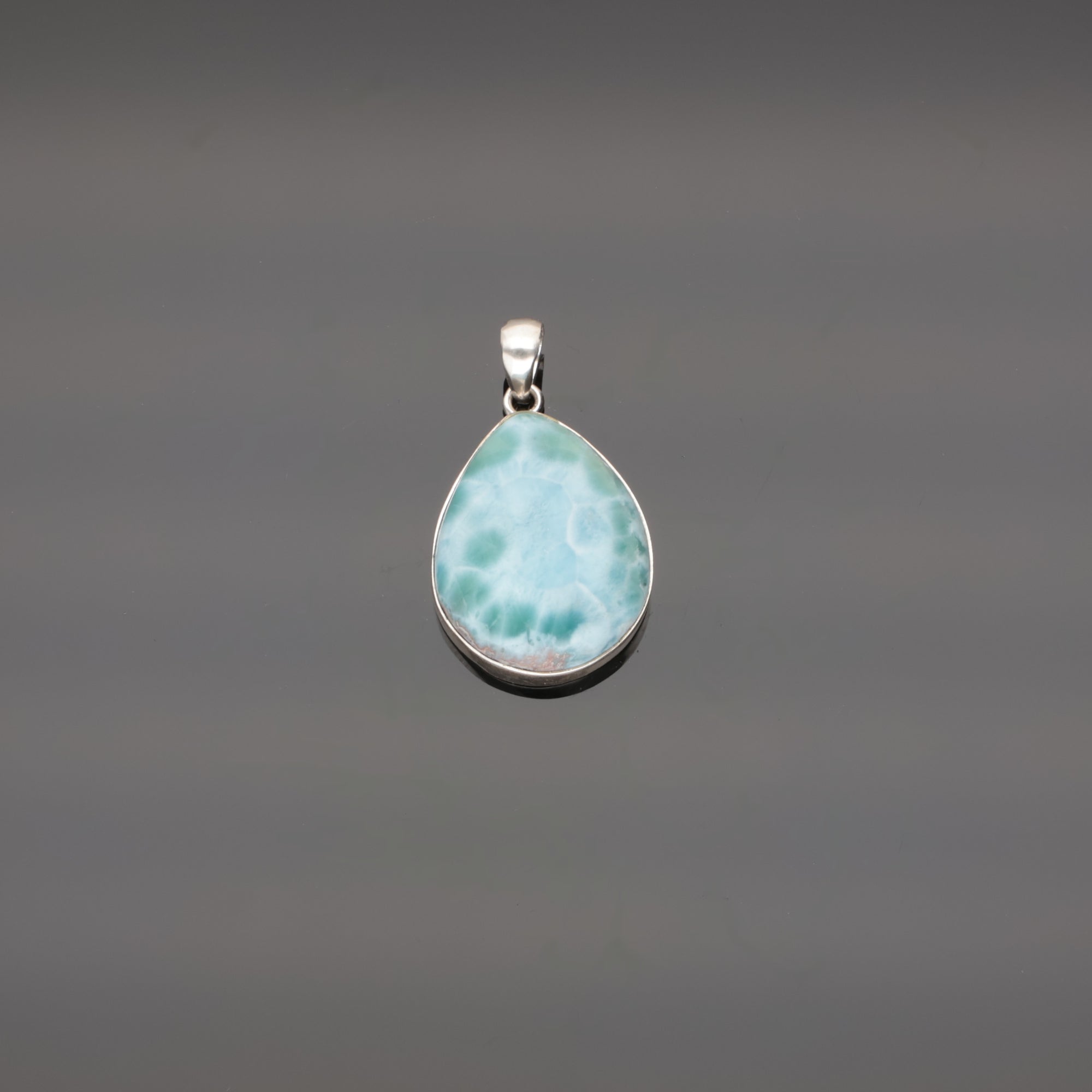 Ocean Glow – Larimar Anhänger in 925 Silber – 10,26 g (#1391)