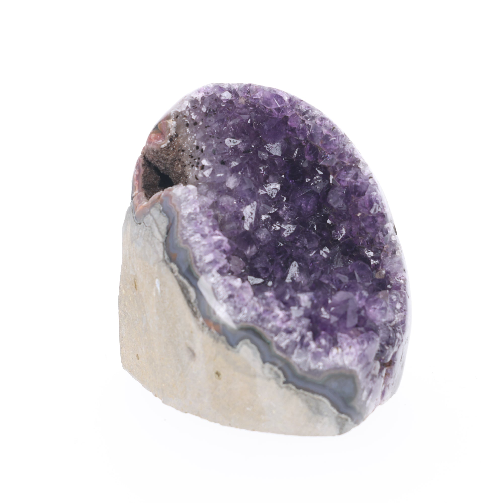 Violet Cave – AAA Amethyst mit Turmalin aus Uruguay – 733 g - (#1443)