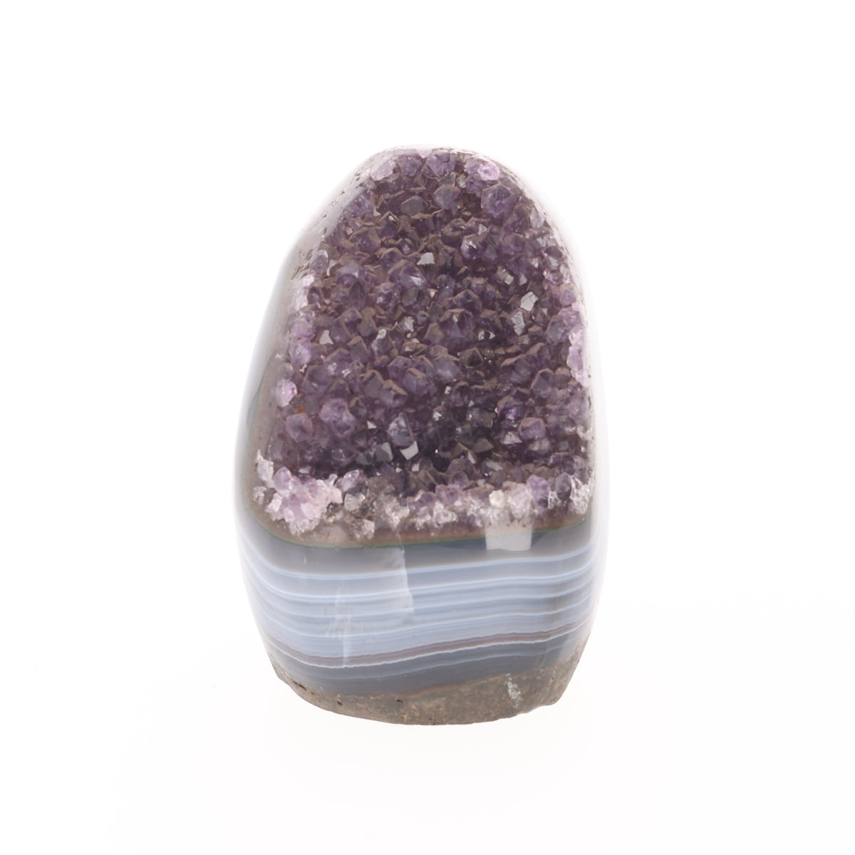 Banded Violet – Amethyst mit Jaspis aus Uruguay  - 373 g (#1452)