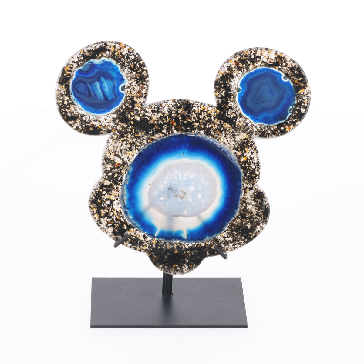 Achat Maus auf Metallständer  S (#1476)