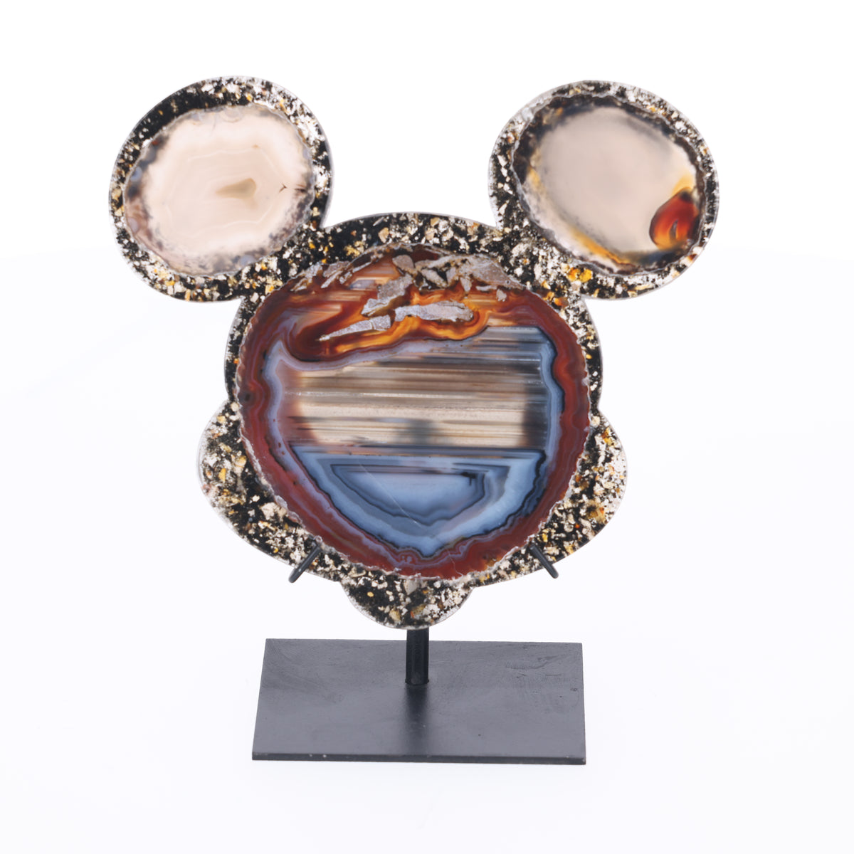 Achat Maus auf Metallständer  S (#1476)