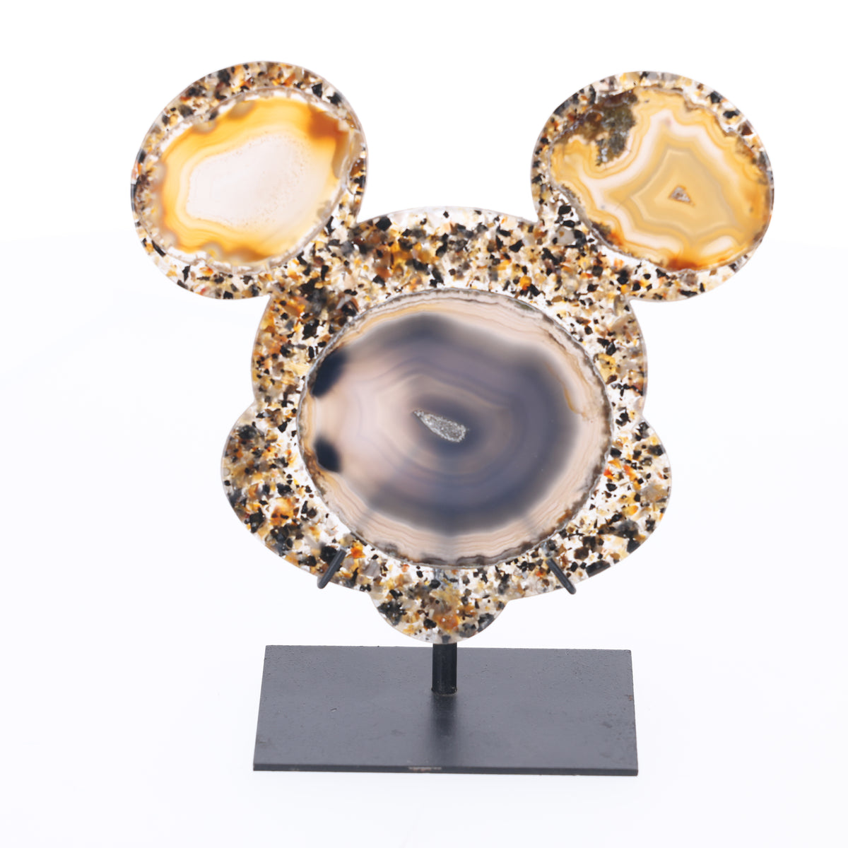 Achat Maus auf Metallständer  S (#1476)
